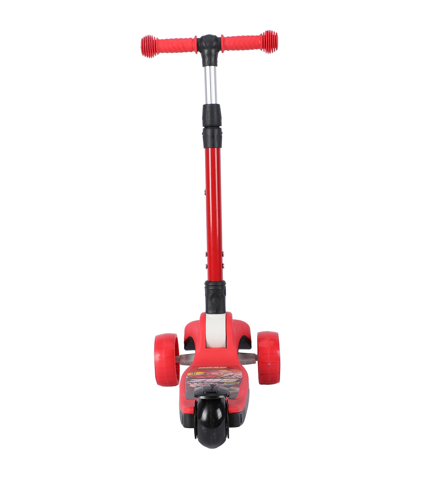 Cars Foldable Twist Scooter with Lights