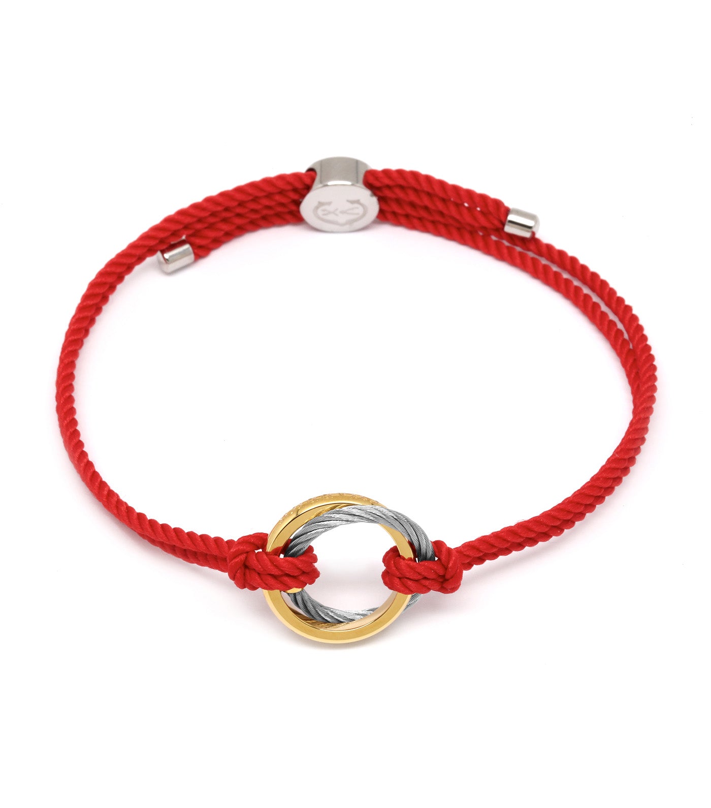 Marina Circle Bracelet Red/Yellow Gold