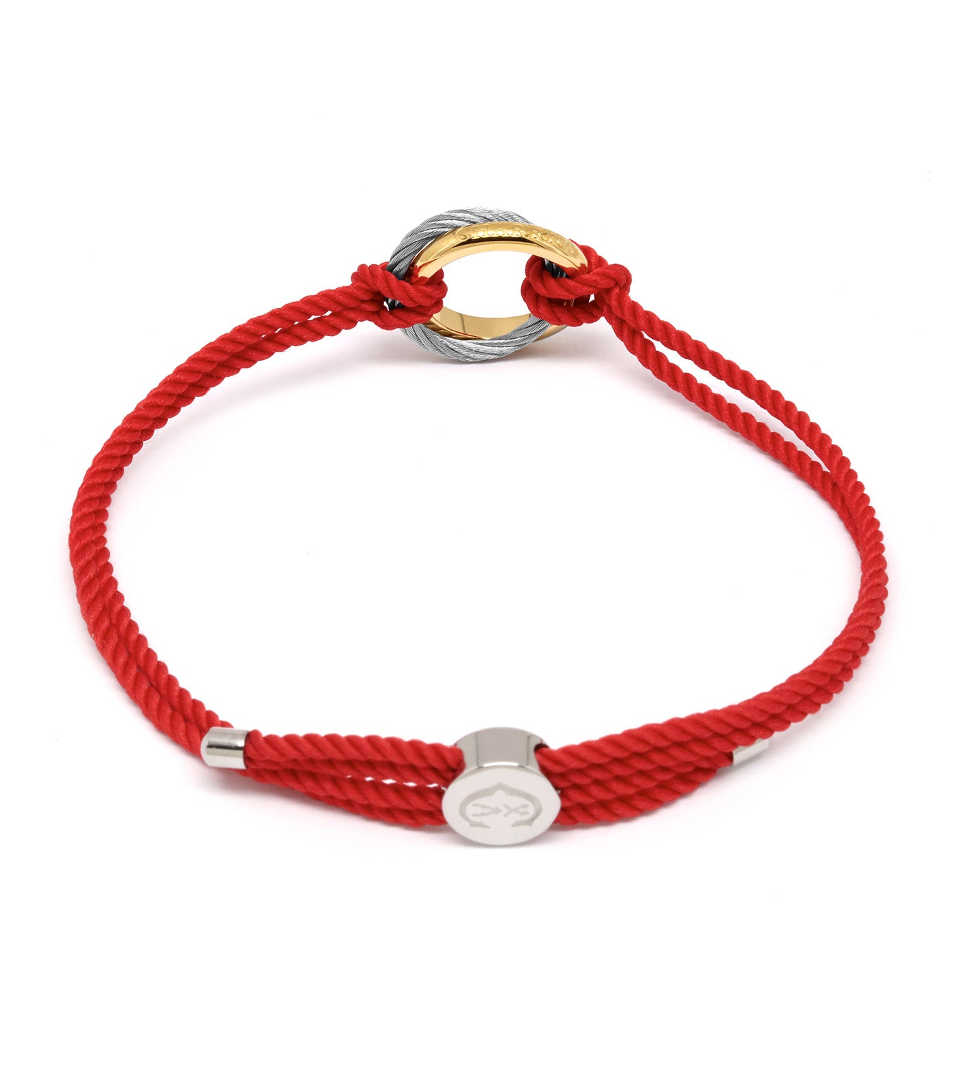 Marina Circle Bracelet Red/Yellow Gold