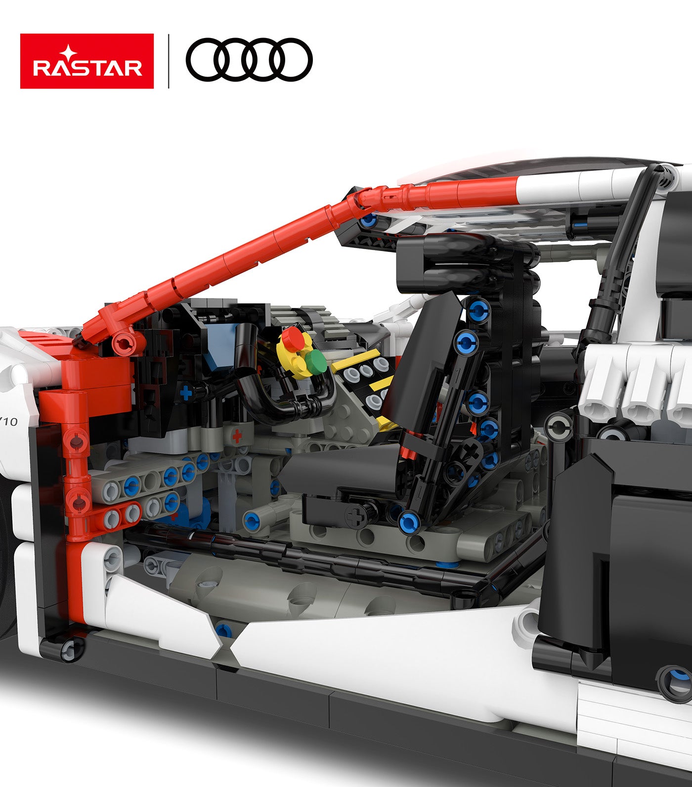 1:8 Audi R8 LMS GT3 Bricks Standard Version