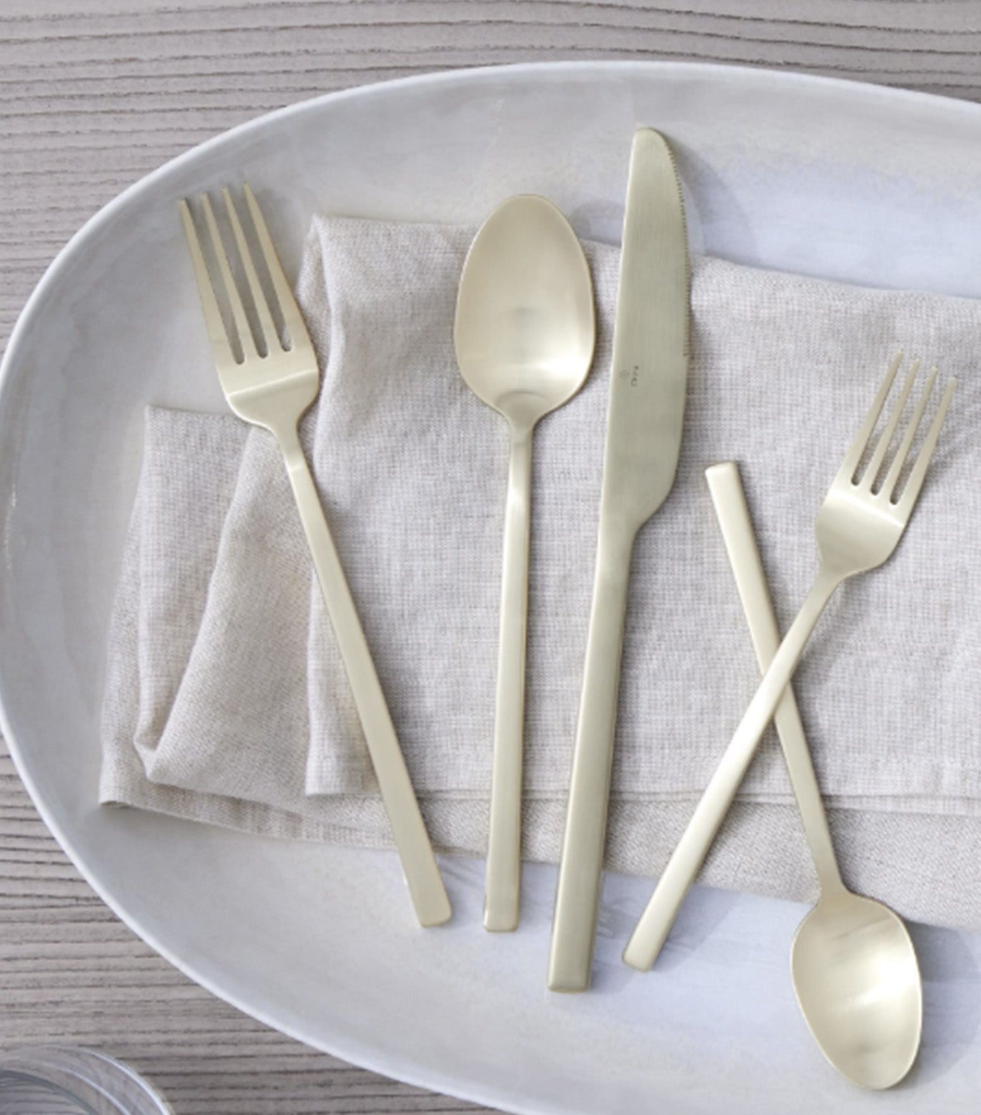 Briggs Flatware Set Champagne Satin