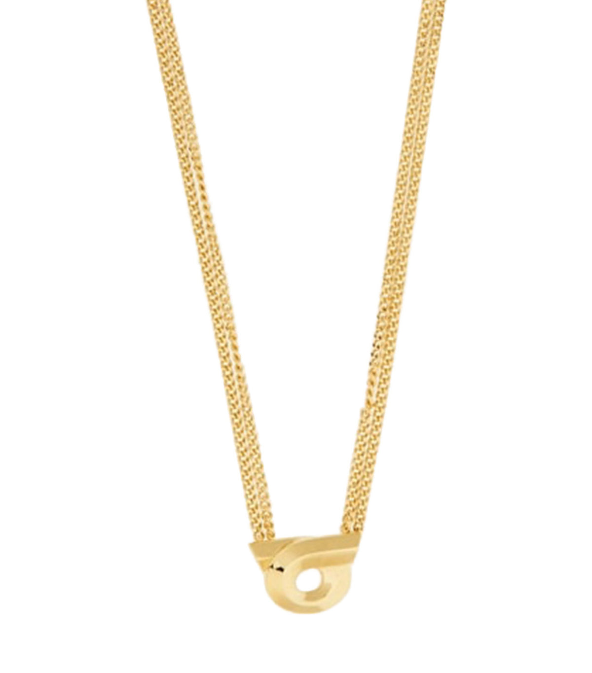 Gancini Pendant Necklace Gold