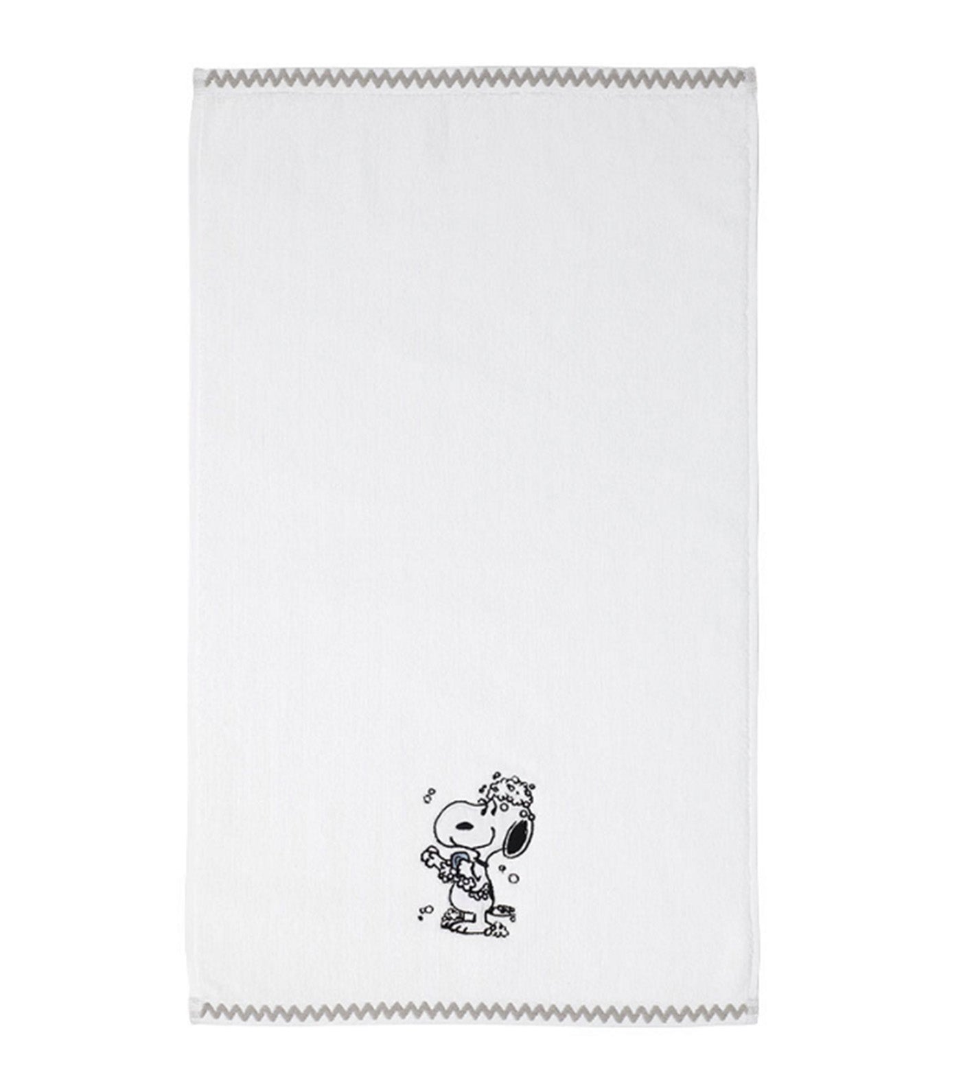 Peanuts Bath Towel White