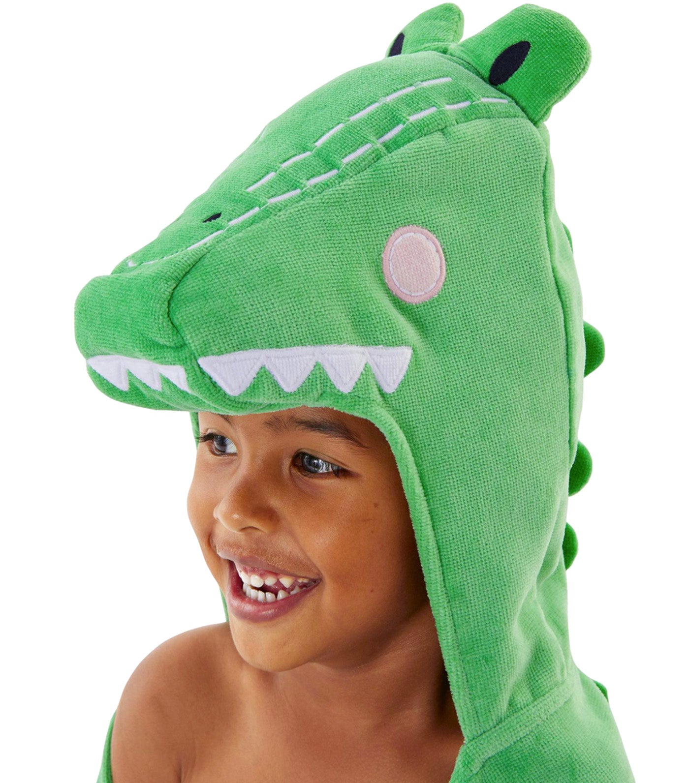 Crocodile Plush Kid Hooded Towel Multi