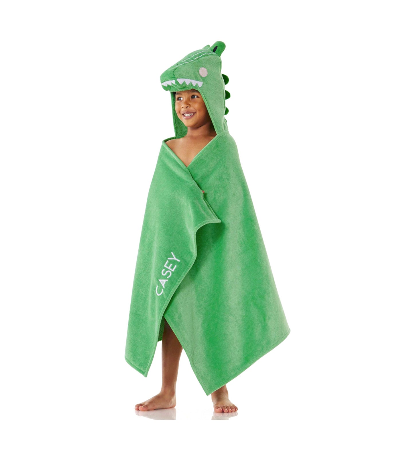 Crocodile Plush Kid Hooded Towel Multi