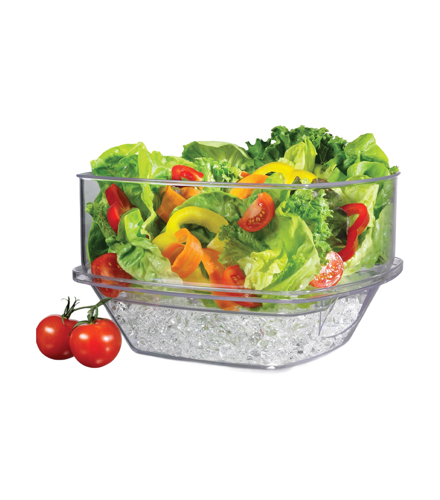 Flip-Lid Salad On Ice Bowl