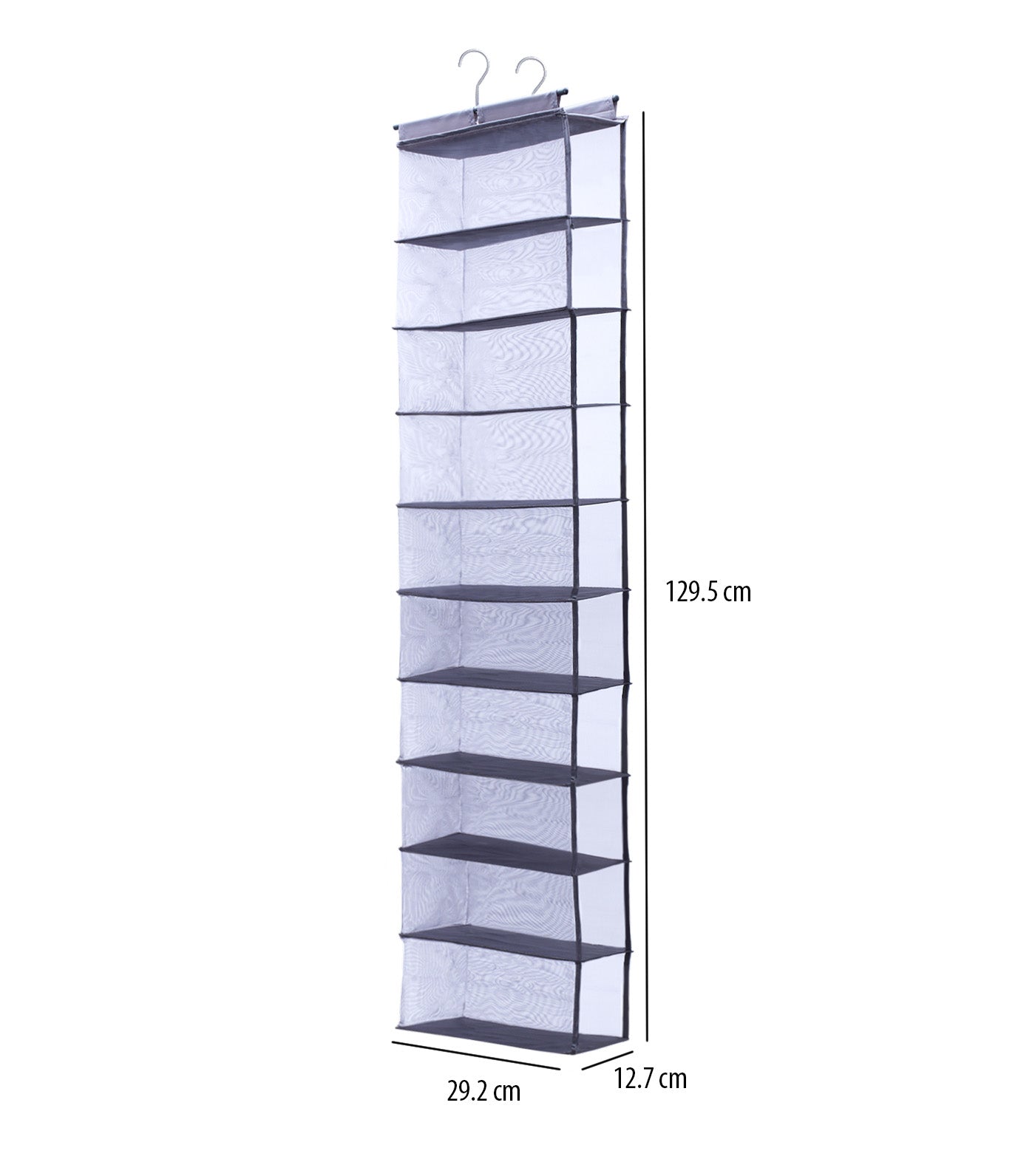 Hanging Shoe Shelves Gray