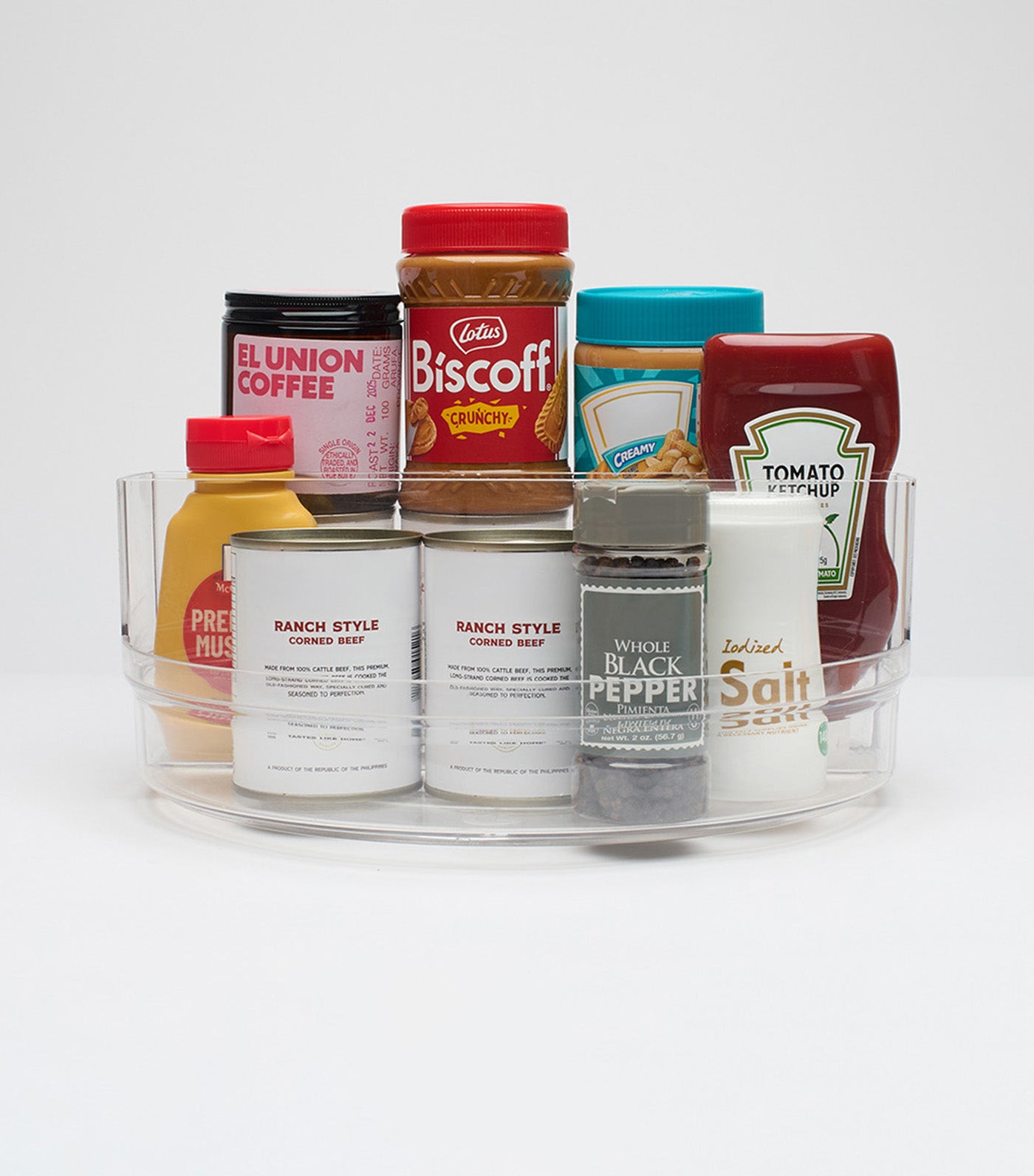 Crisp Tableware Turntable Clear