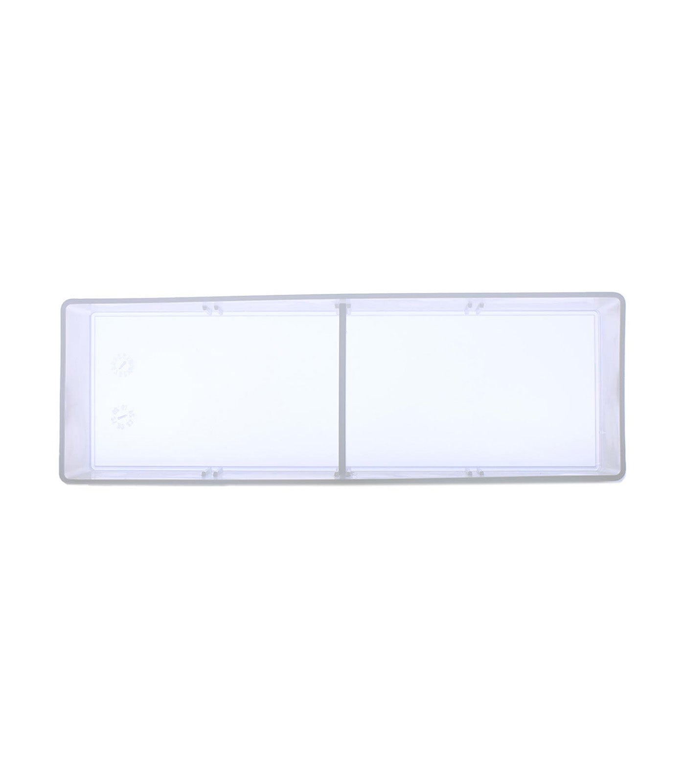 Desk Storage Box with Insert Small Clear