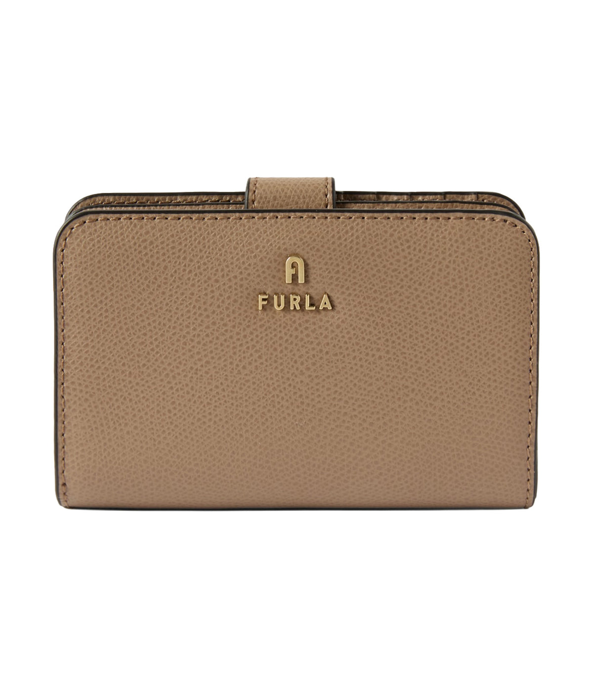 Camelia M Compact Wallet Greige