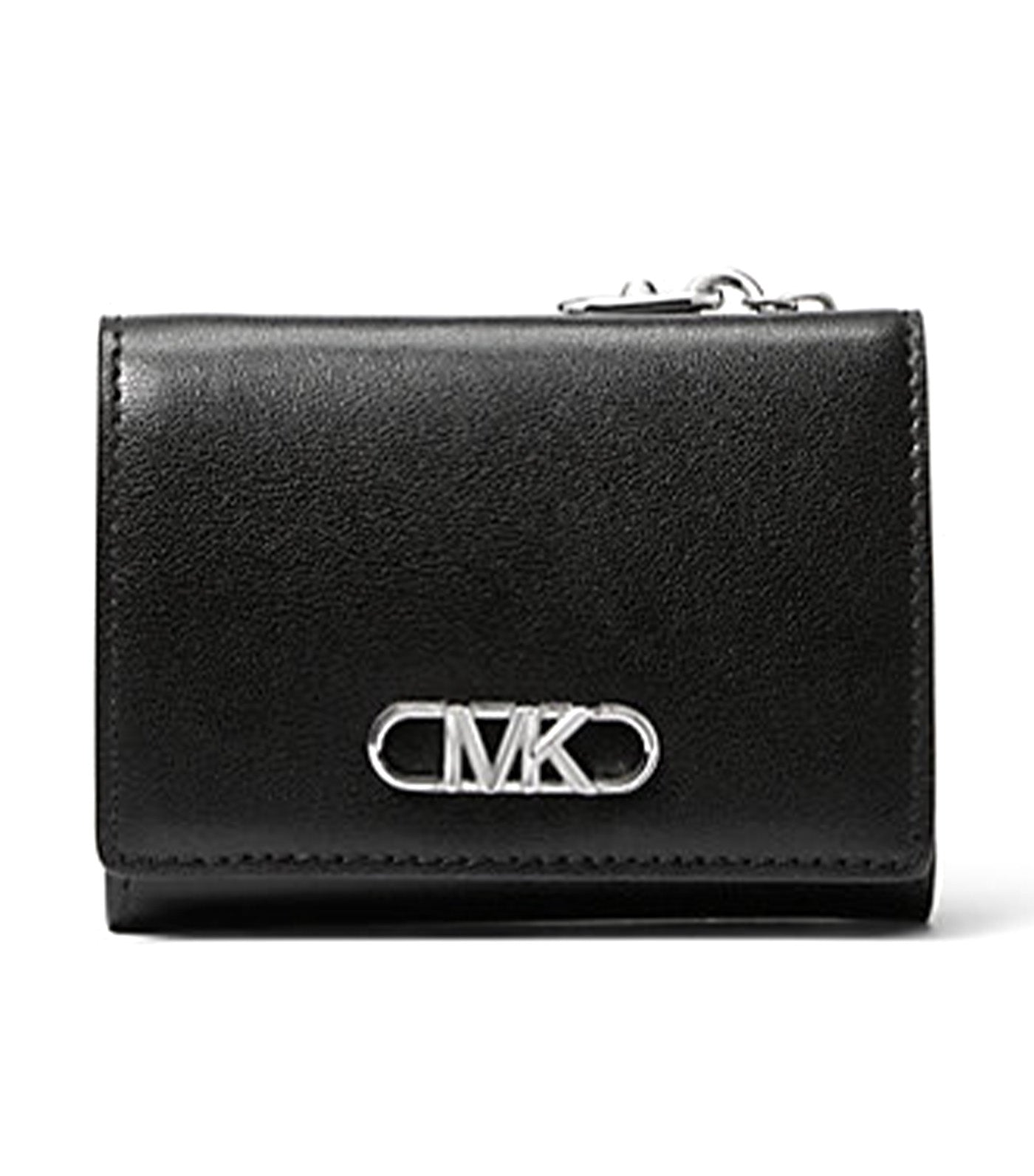 Parker Medium Leather Tri-Fold Wallet Black