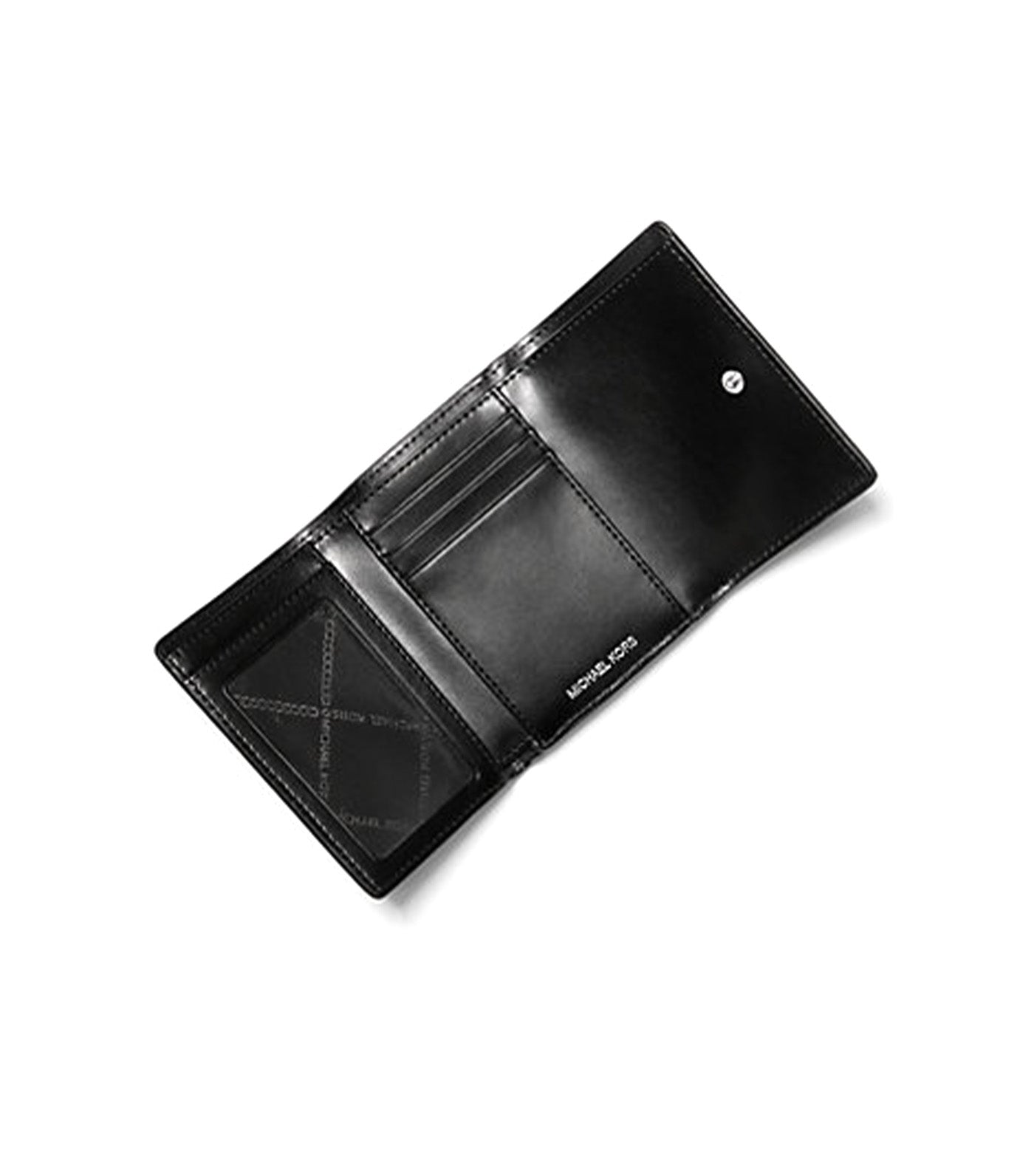 Parker Medium Leather Tri-Fold Wallet Black