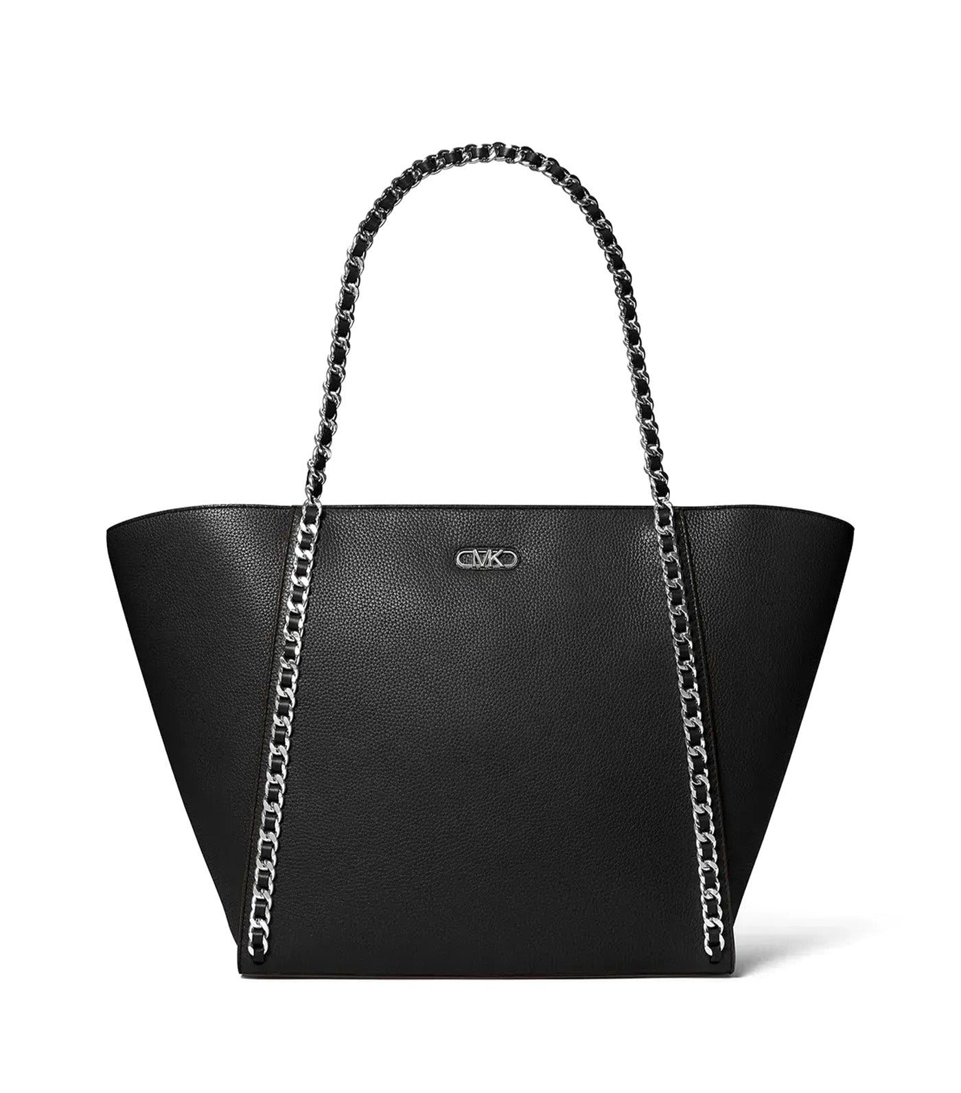 Westley Large Pebbled Leather Chain-Link Tote