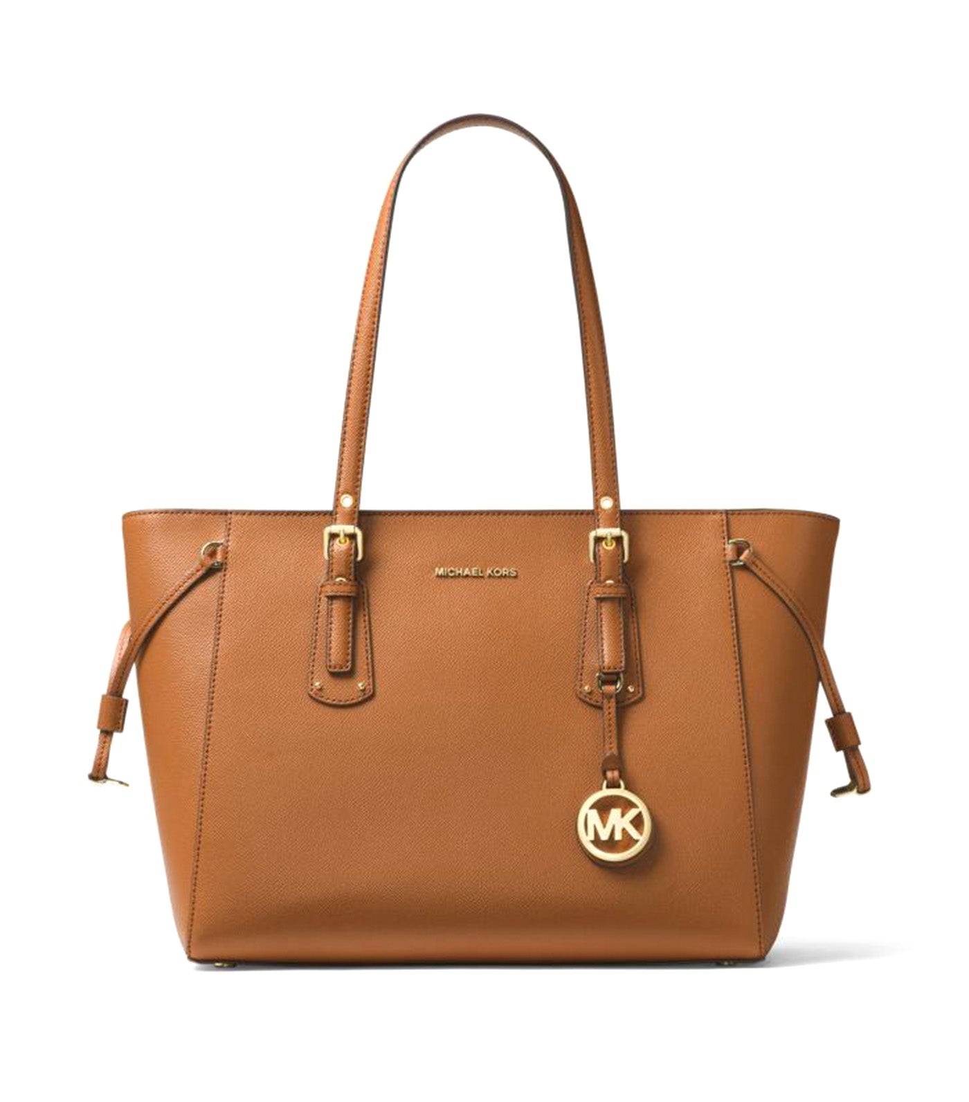 Voyager Medium Crossgrain Leather Tote Bag