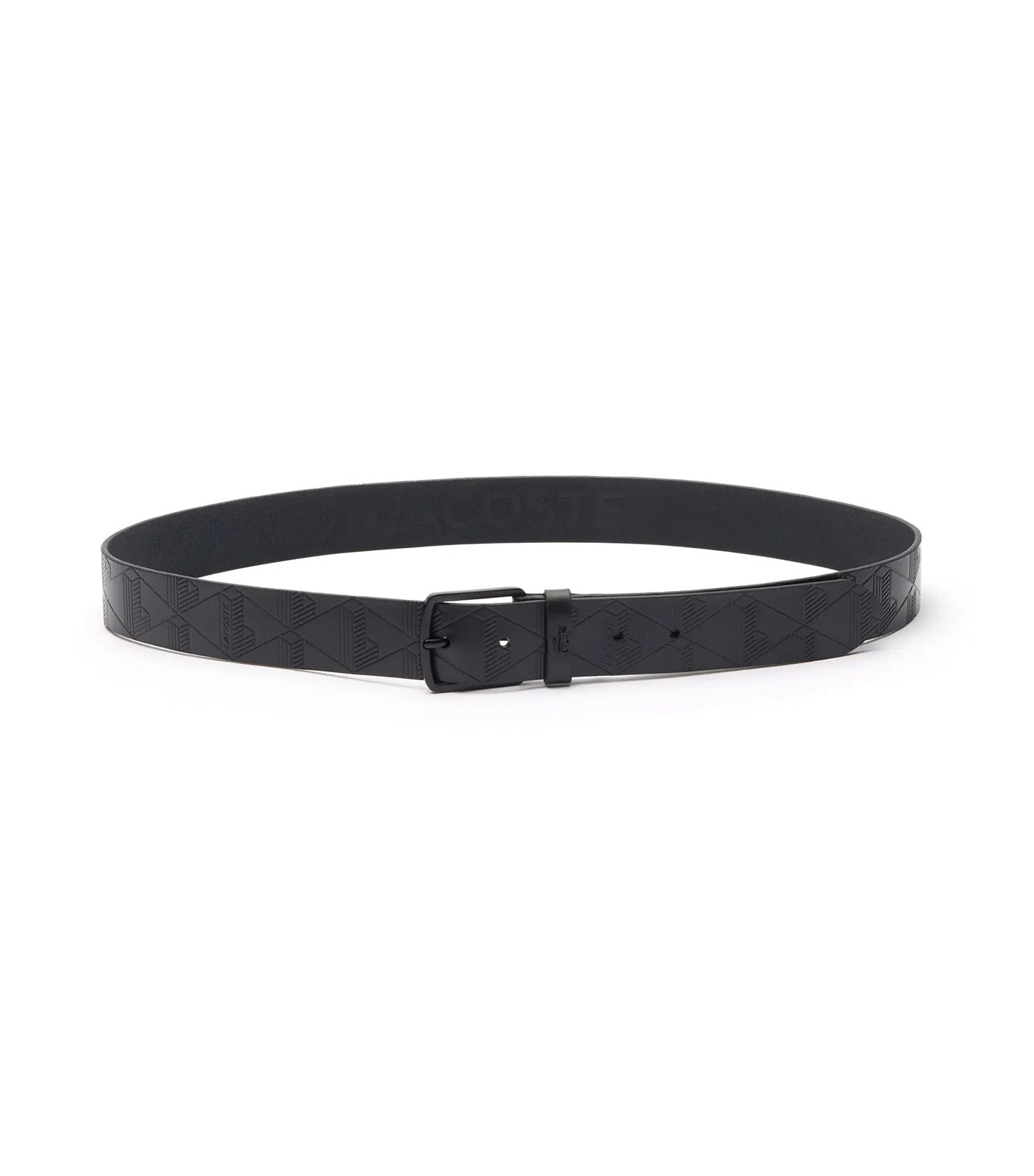 Monogram Leather Belt Noir
