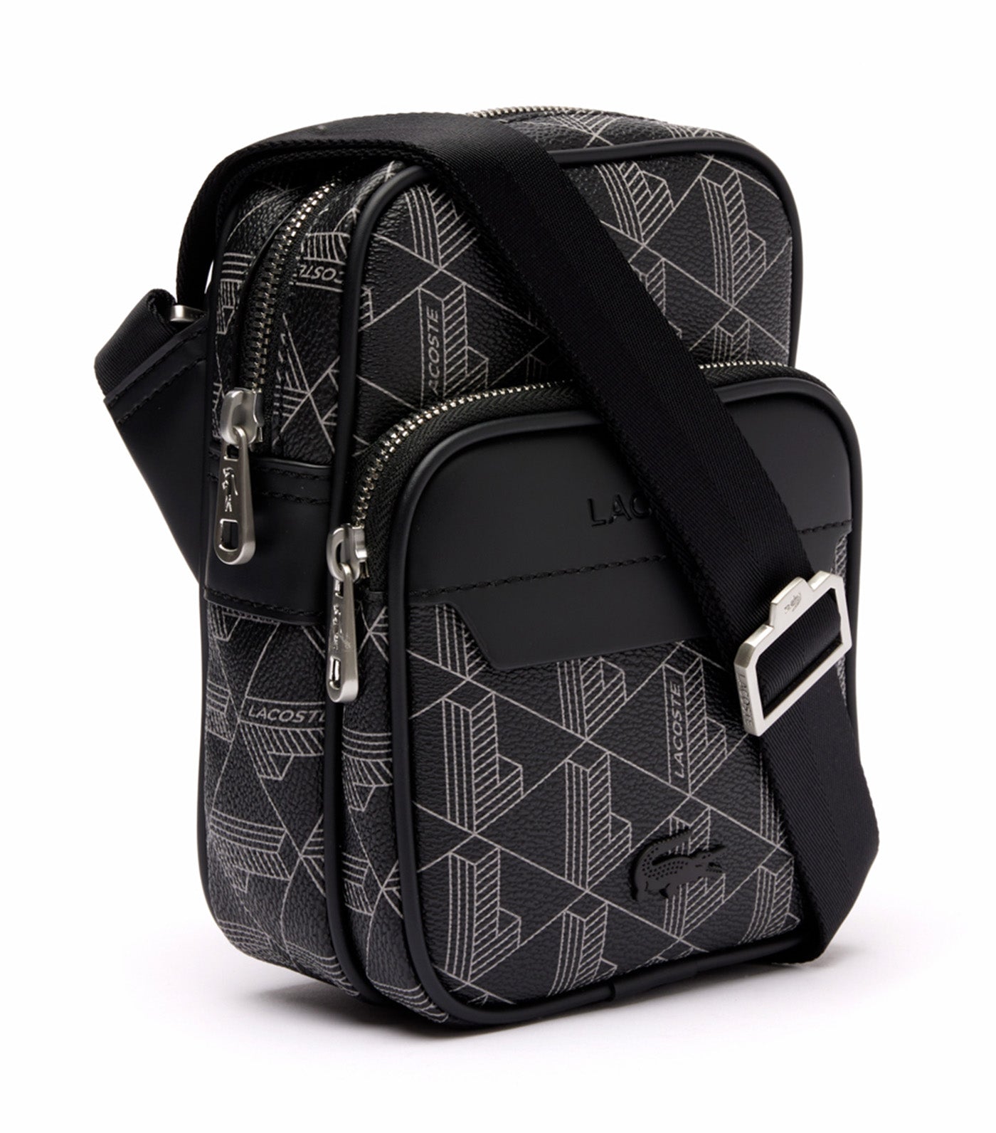 Small The Blend Shoulder Satchel Bag Monogram Noir Gris