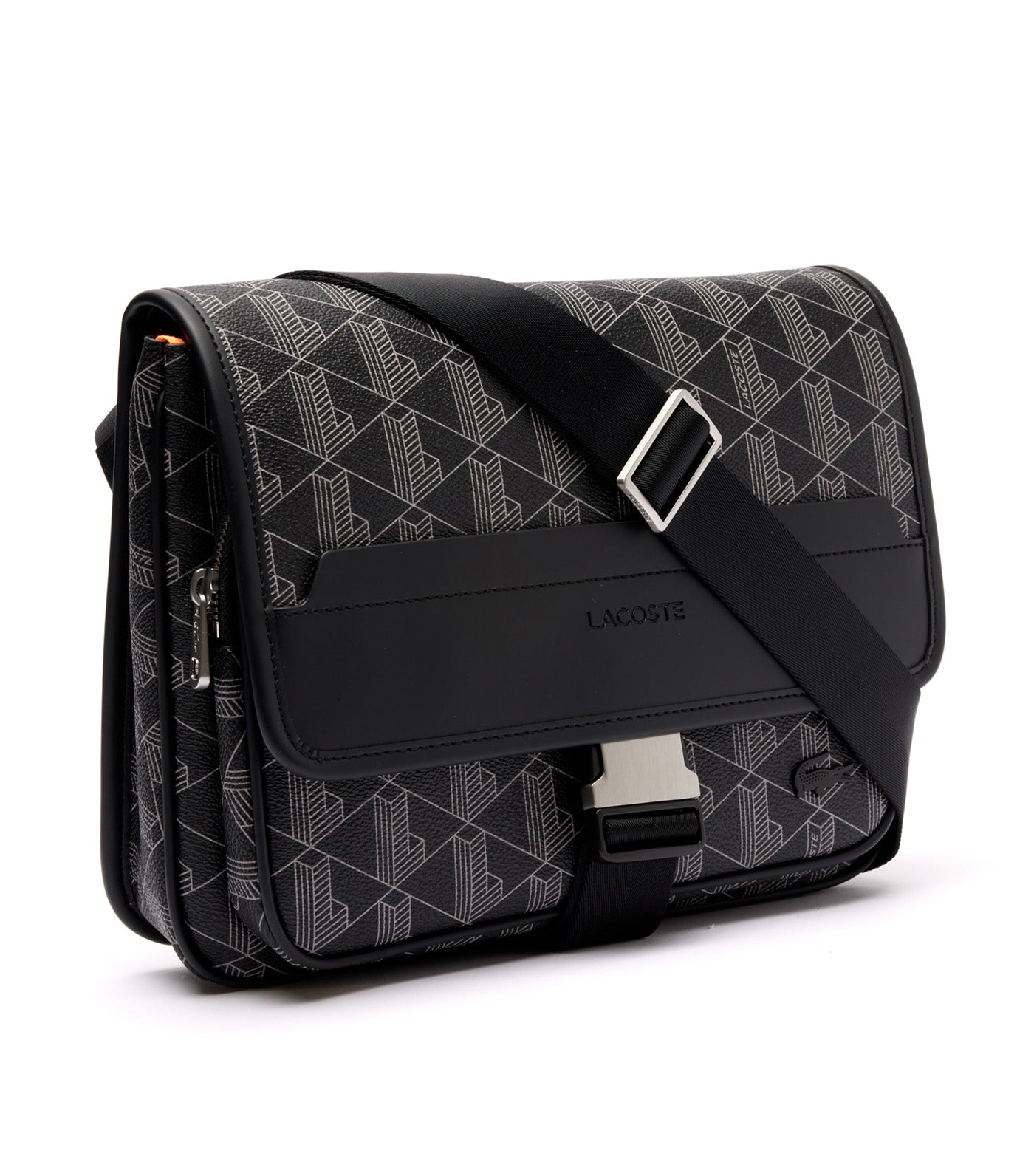 Large The Blend Flap Close Bag Monogram Noir Gris