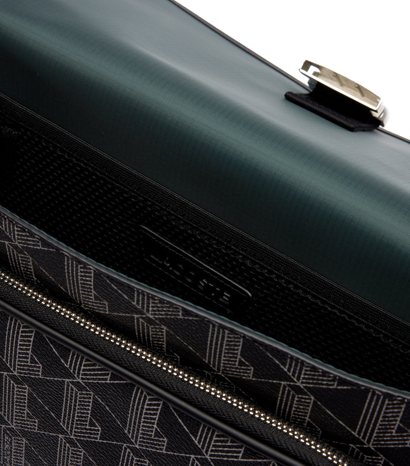 Large The Blend Flap Close Bag Monogram Noir Gris