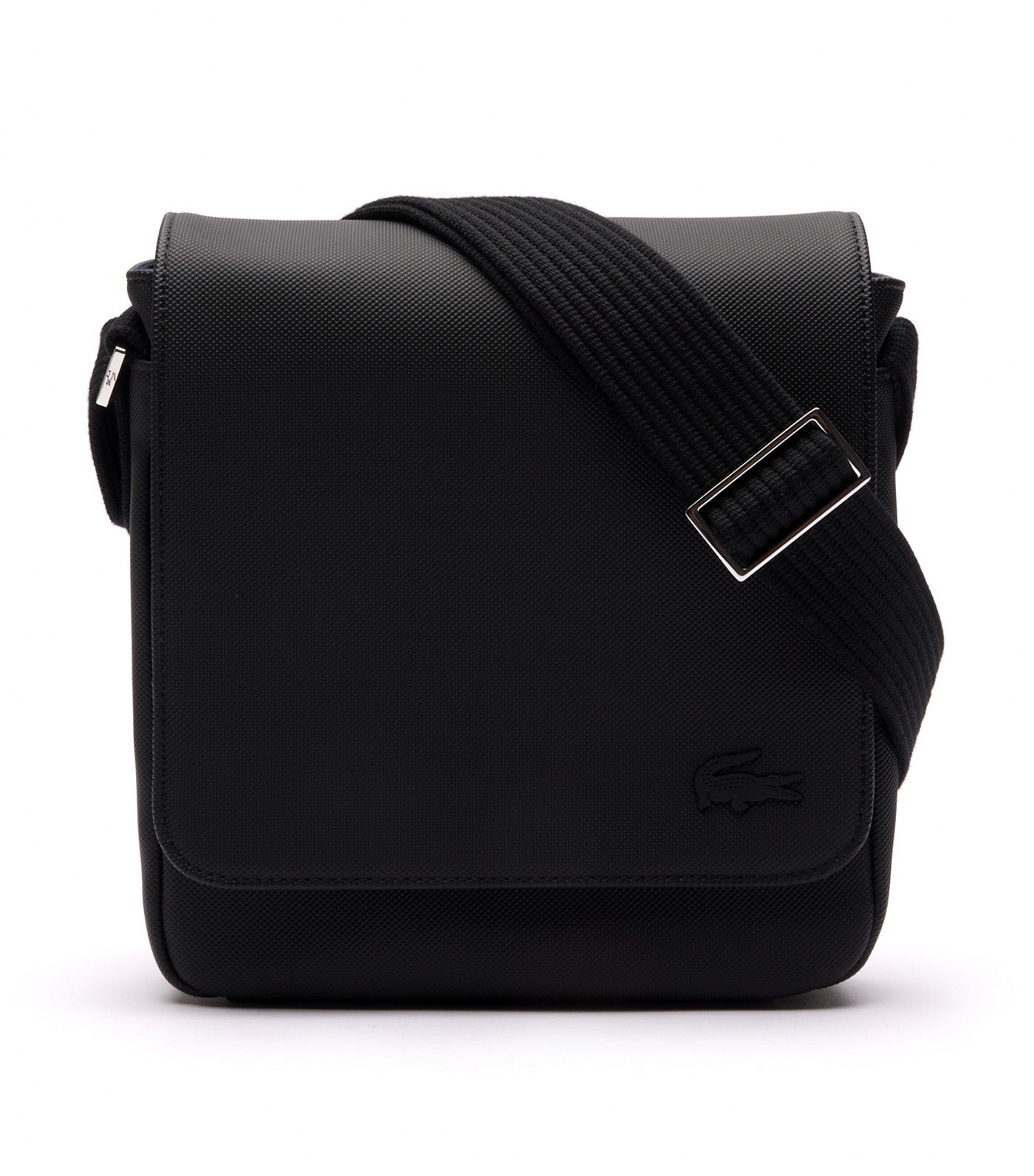 Men's Classic Flap Close Shoulder Bag Noir