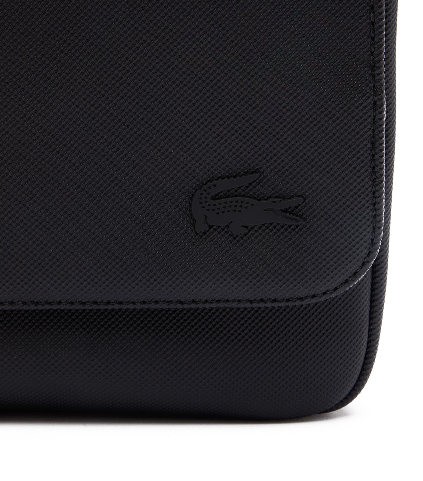 Men's Classic Flap Close Shoulder Bag Noir
