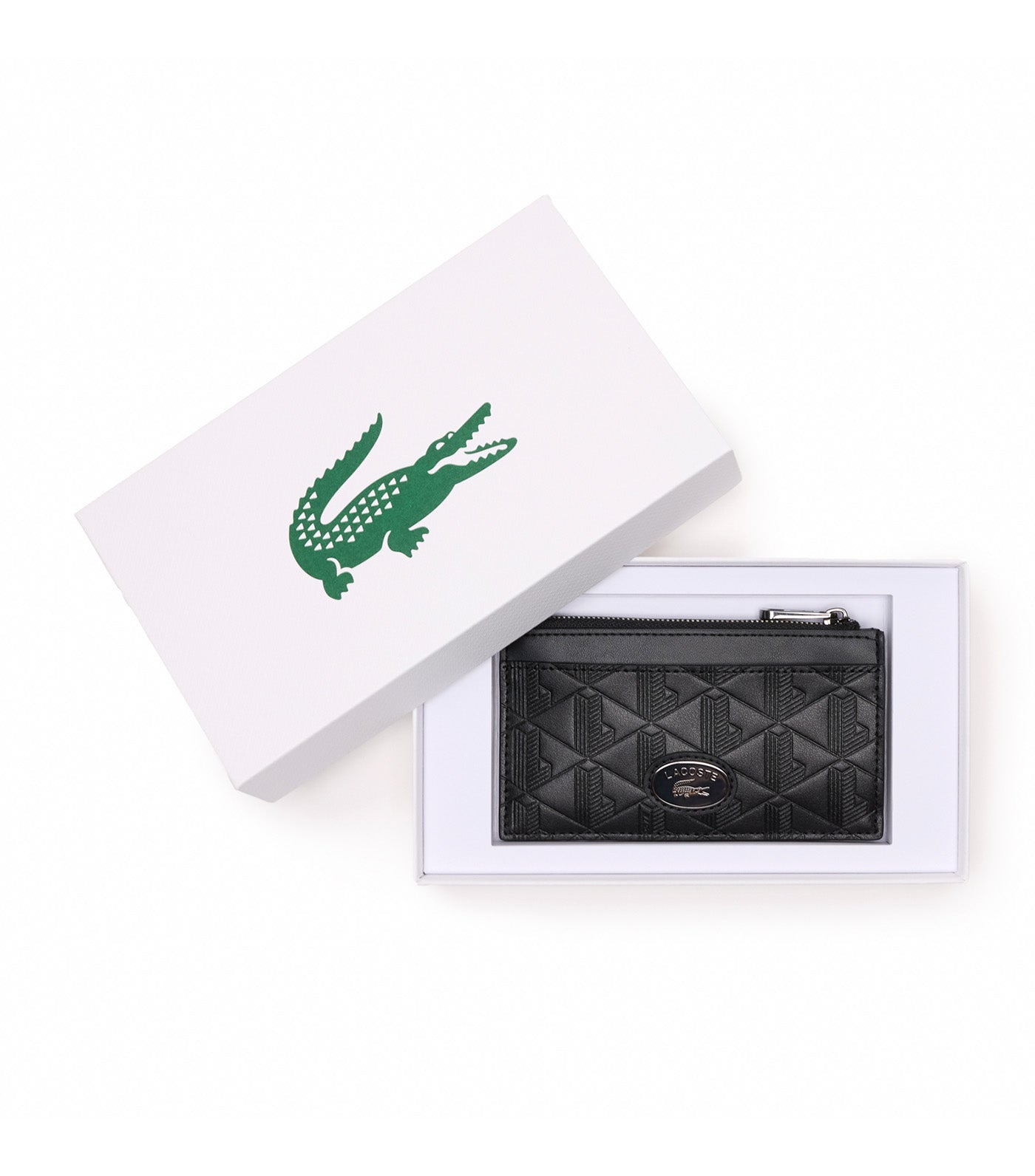 Nomogramme Zipped Leather Card Holder Noir