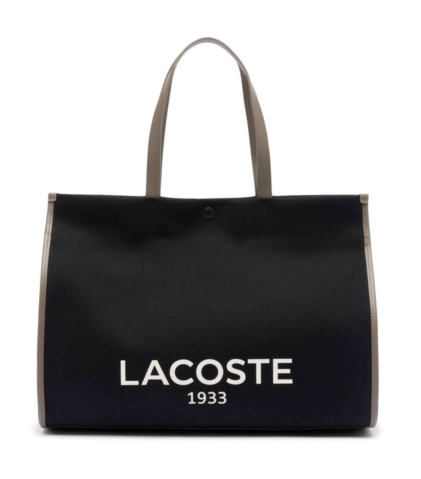 Large Heritage Canvas Tote Black Morel
