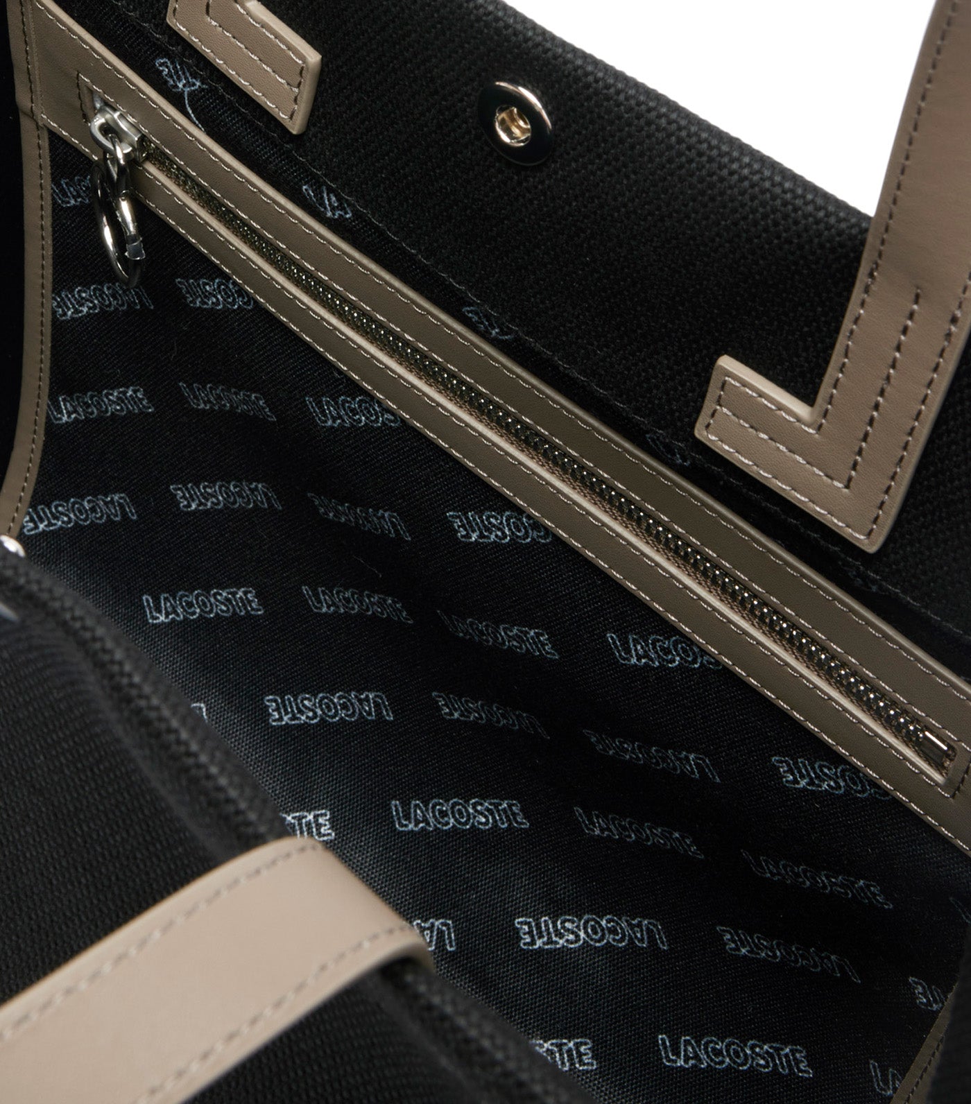 Large Heritage Canvas Tote Black Morel