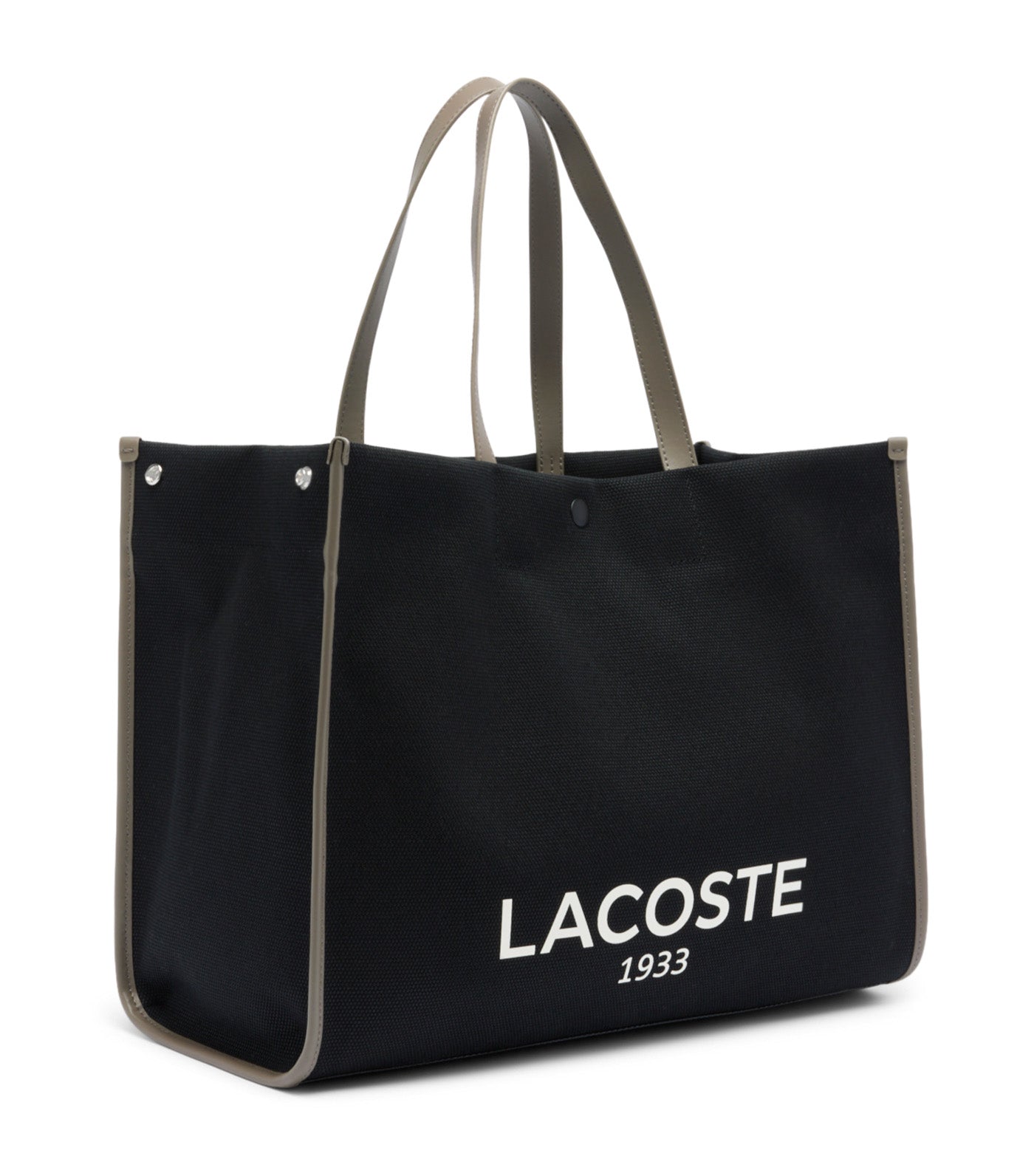 Large Heritage Canvas Tote Black Morel