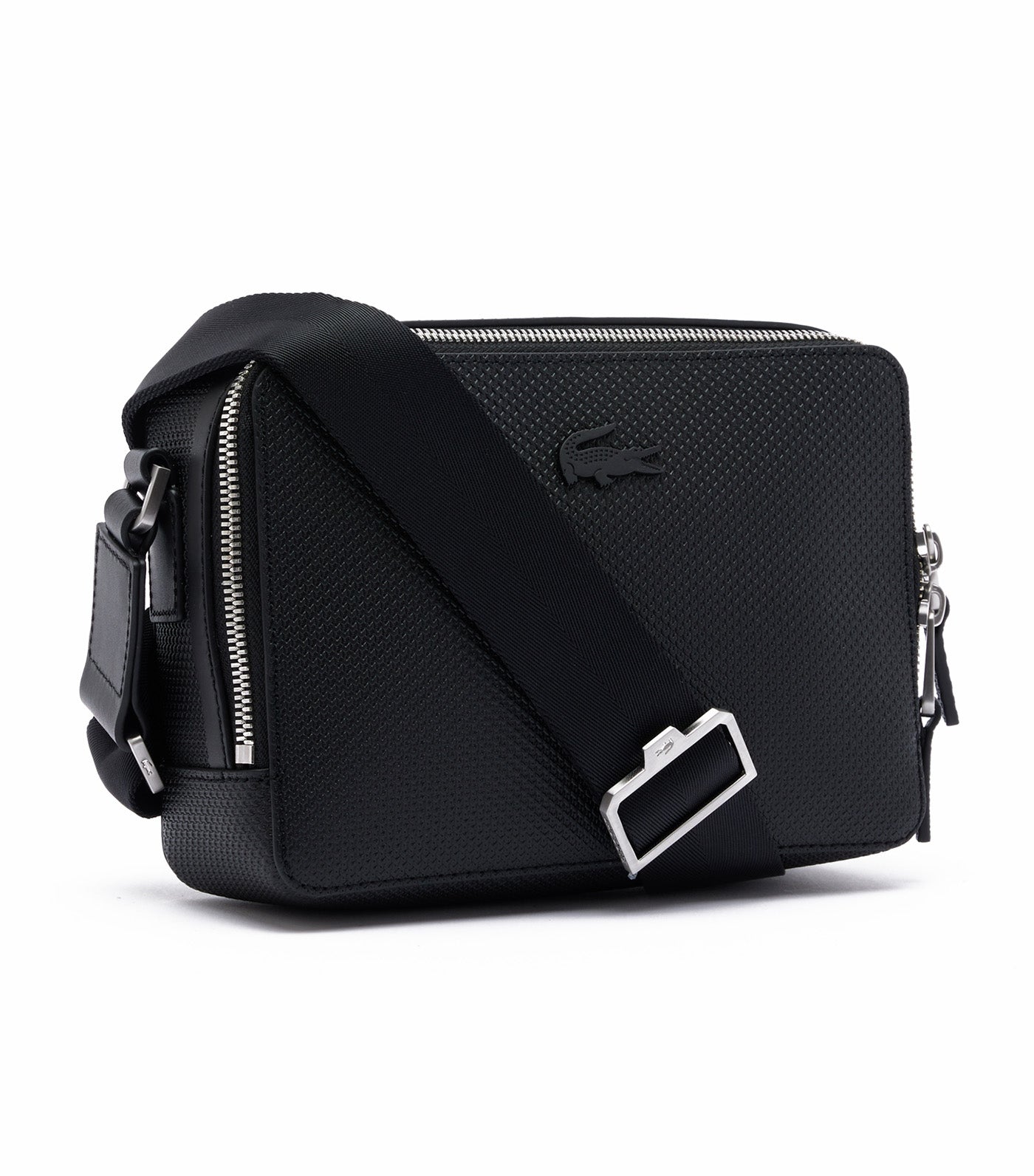 Small Chantaco Leather Reporter Bag Noir