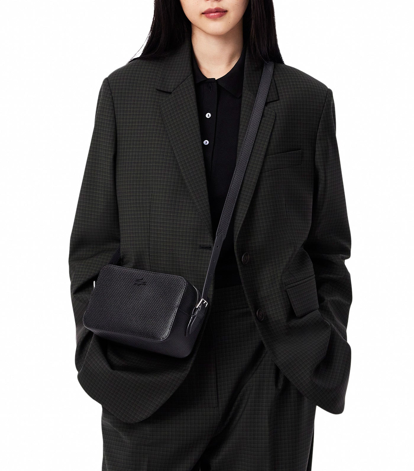 Chantaco Piqué Leather Shoulder Bag