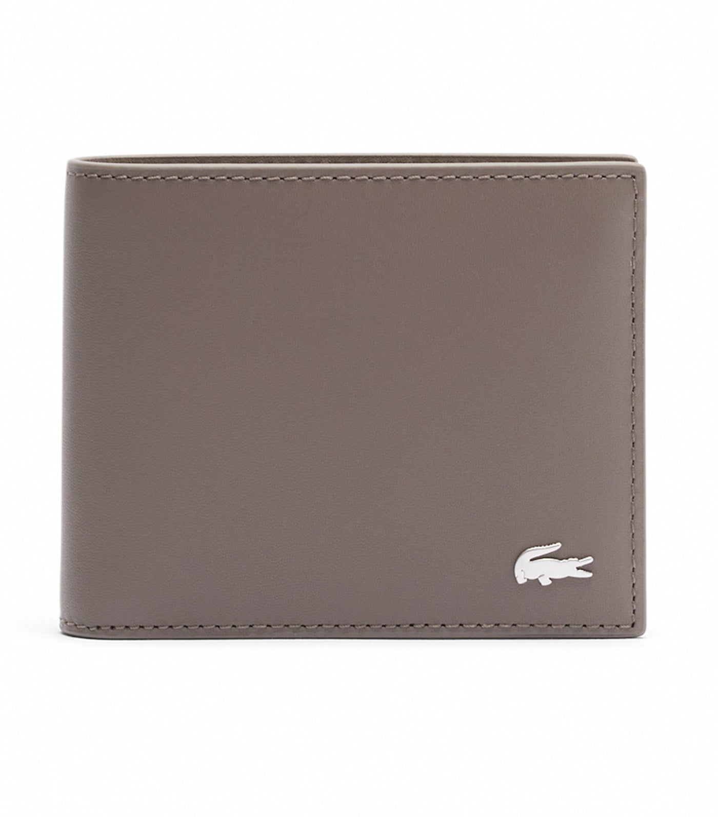 Lacoste Men's FG Leather Six Card Wallet Morel
