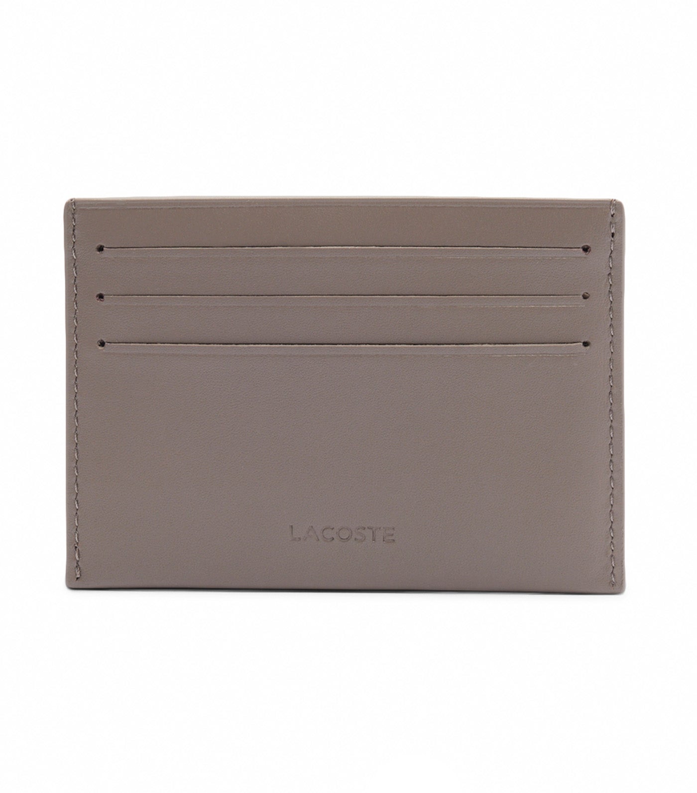Lacoste FG Leather Card Holder Morel