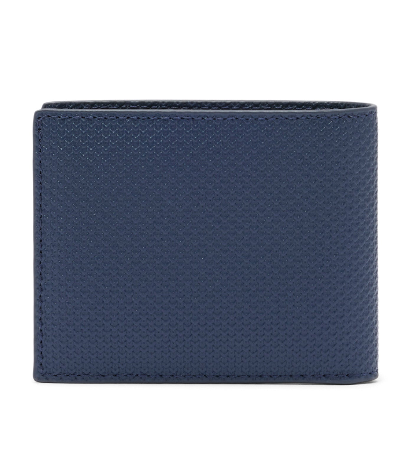 Small Piqué Leather Chantaco Billfold Navy