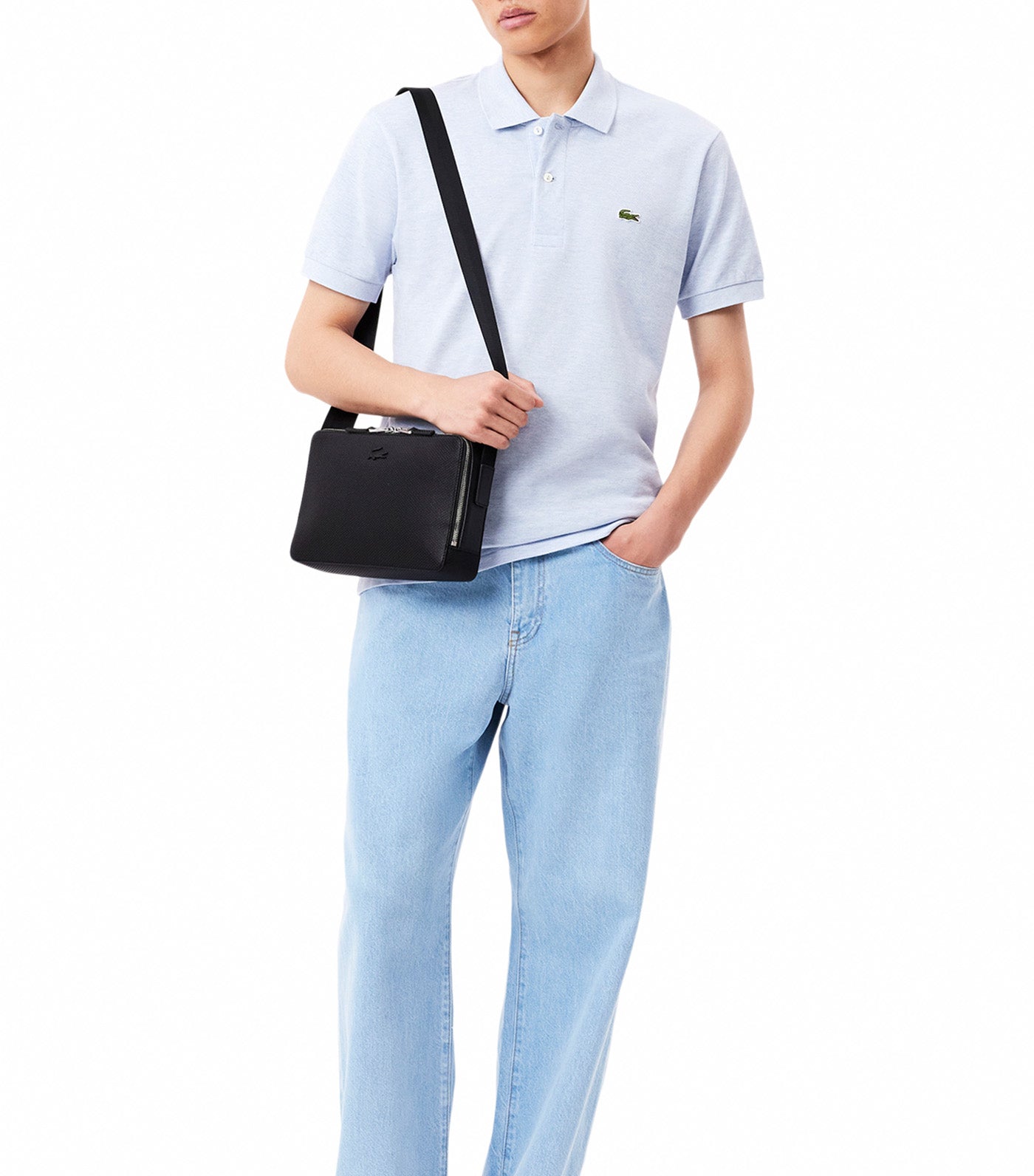 Chantaco Piqué Leather Reporter Bag