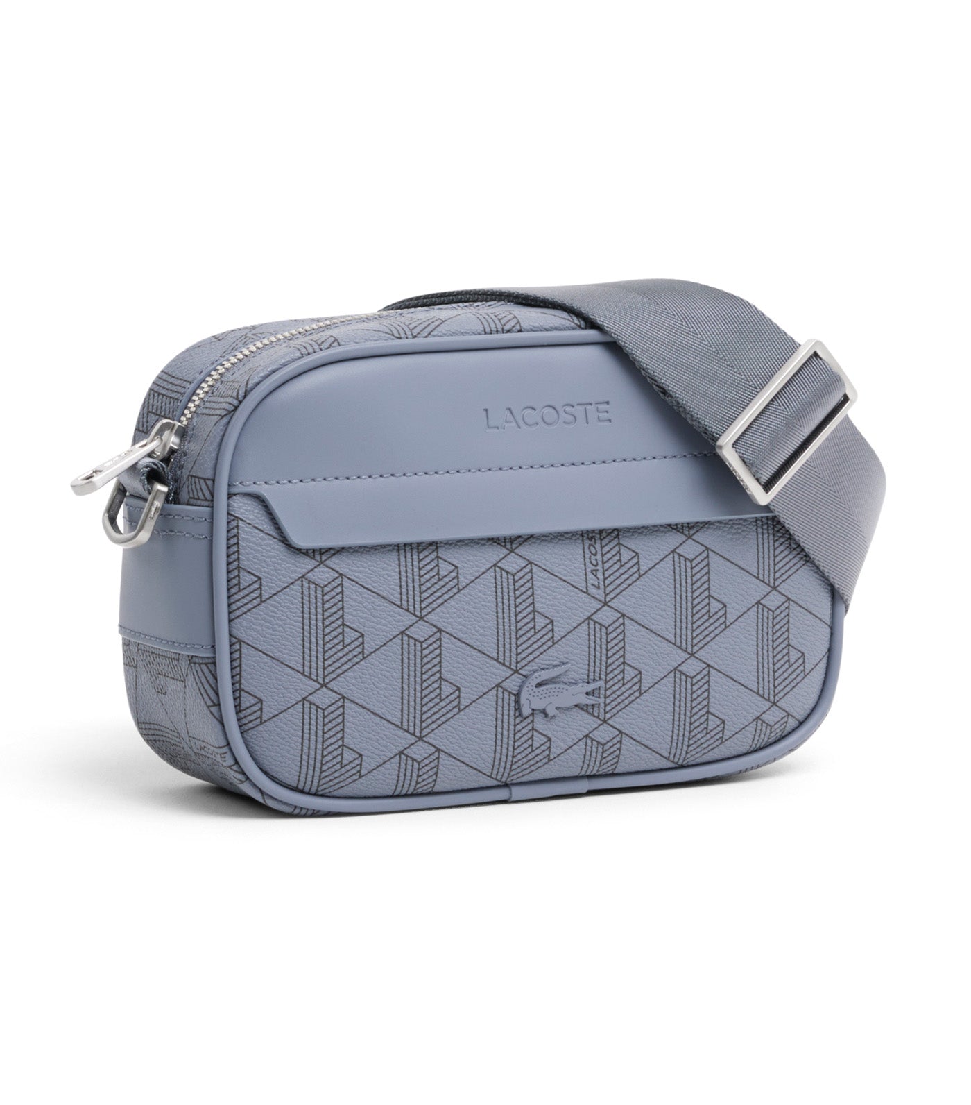 Men's The Blend Small Monogram Canvas Crossbody Bag Mono Folkstone Gray Abime