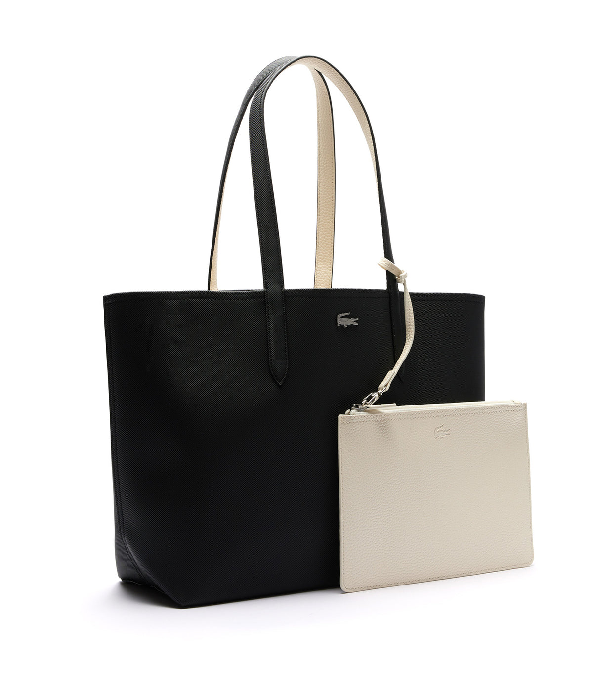 Anna Reversible Tote Noir Farine