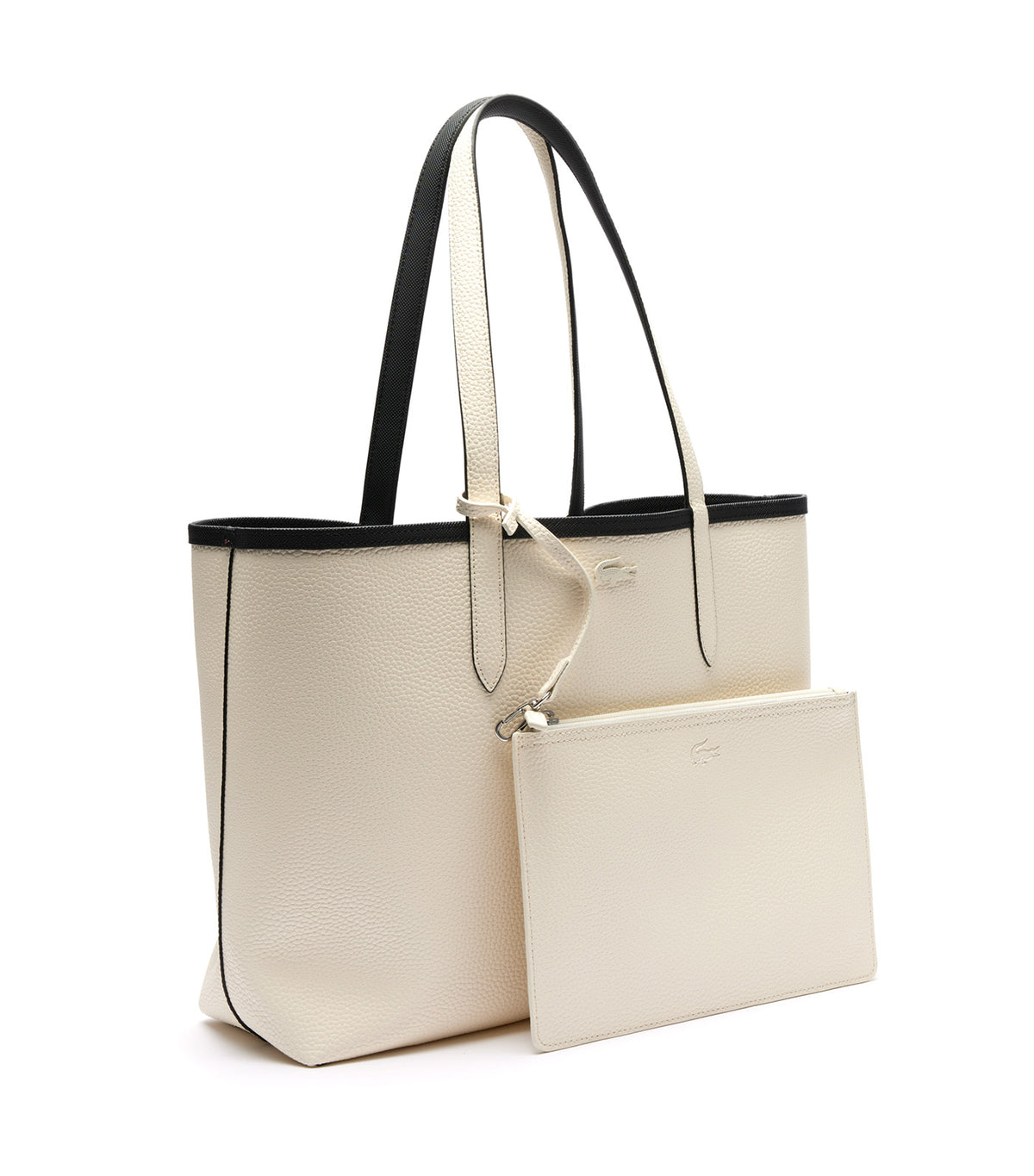 Anna Reversible Tote Noir Farine