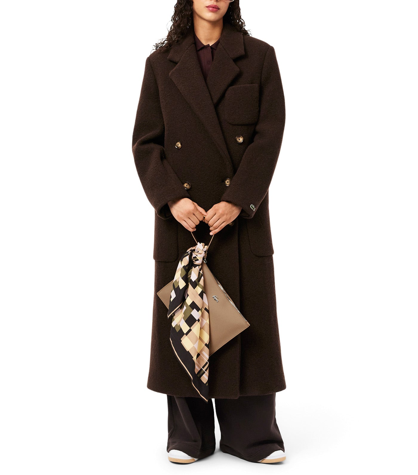 Unisex Anna Piqué Canvas Zip Clutch