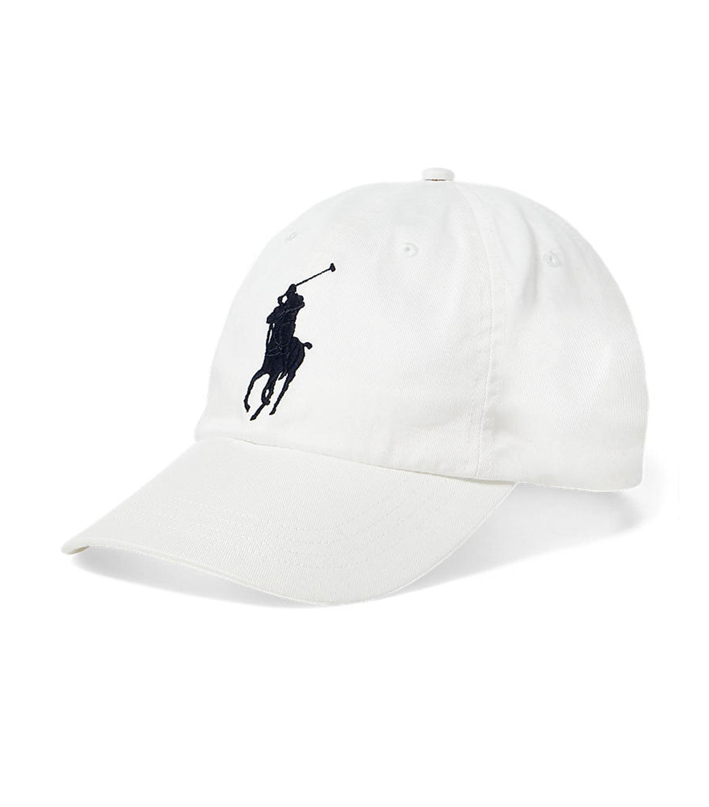 Big Pony Ball Cap White