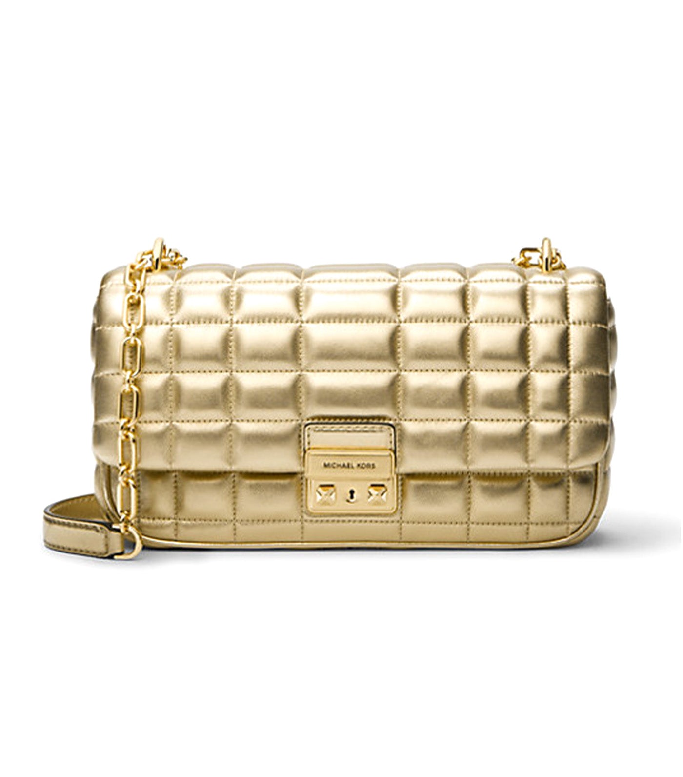 Tribeca Large Quilted Leather Shoulder Bag