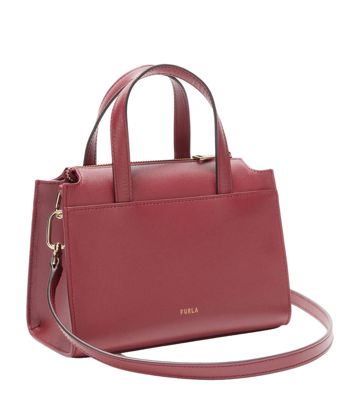 Nuvola S Boston Bag Rubino