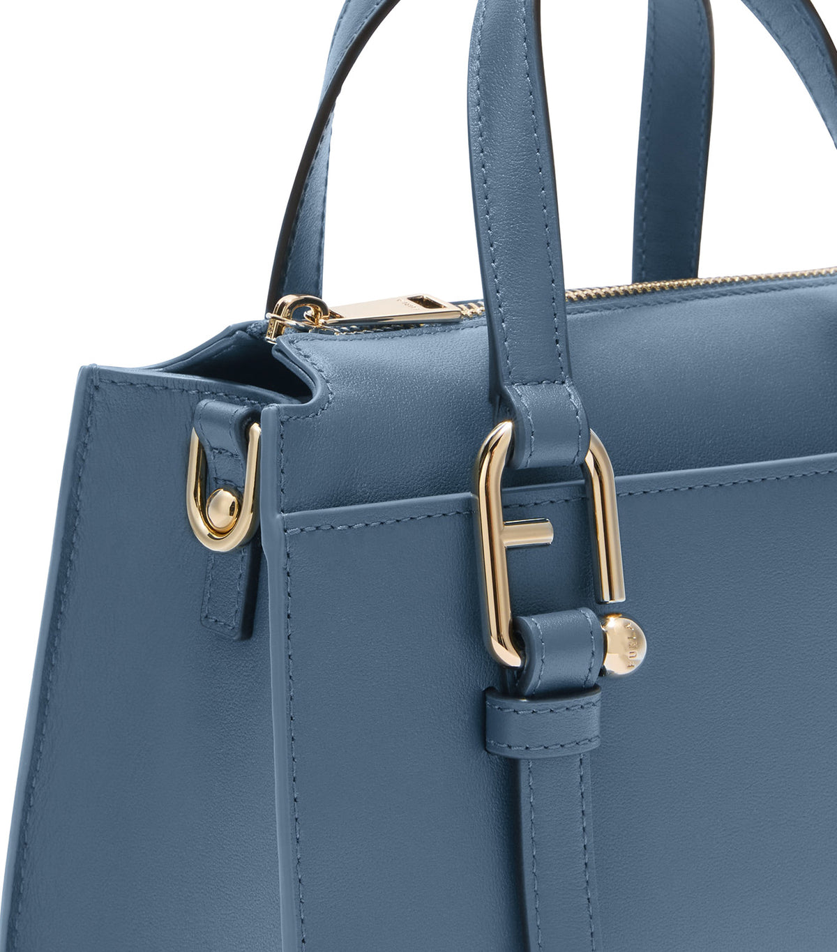 Nuvola S Boston Bag Grigio Blu