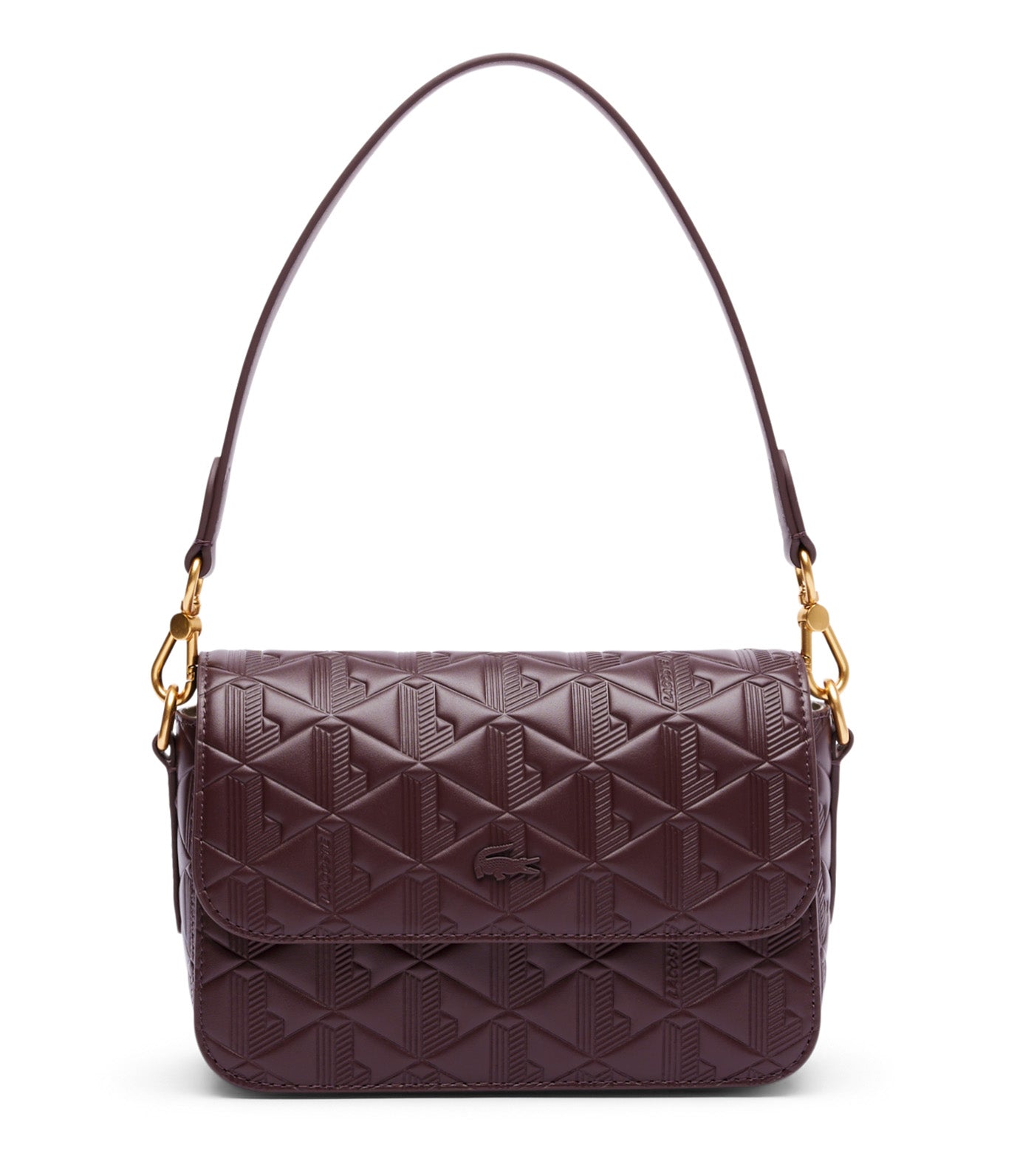 Maheki Embossed Leather Shoulder Bag