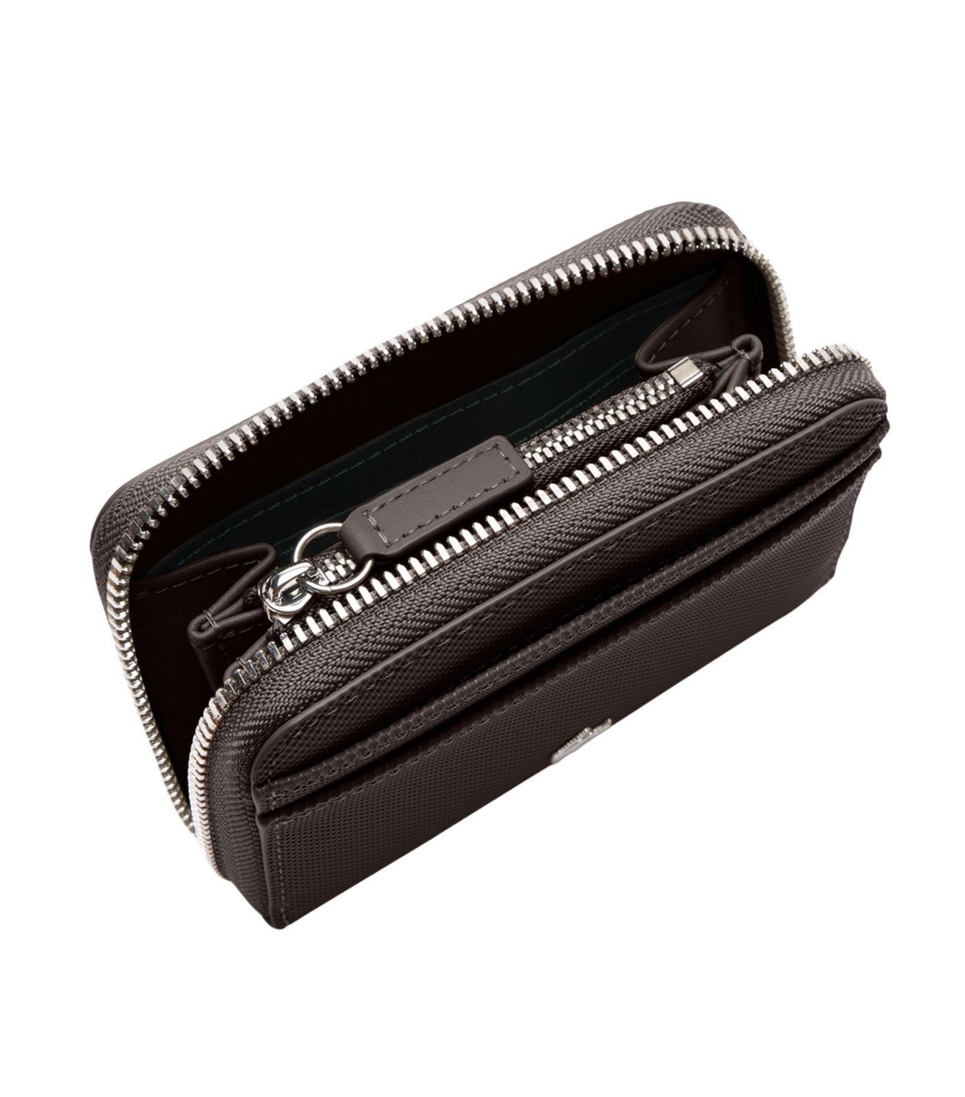 Daily City Small Zipped Billfold Dark Brown