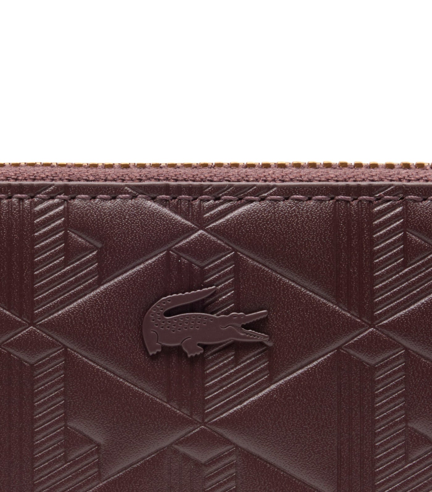Maheki Zipped Embossed Leather Billfold
