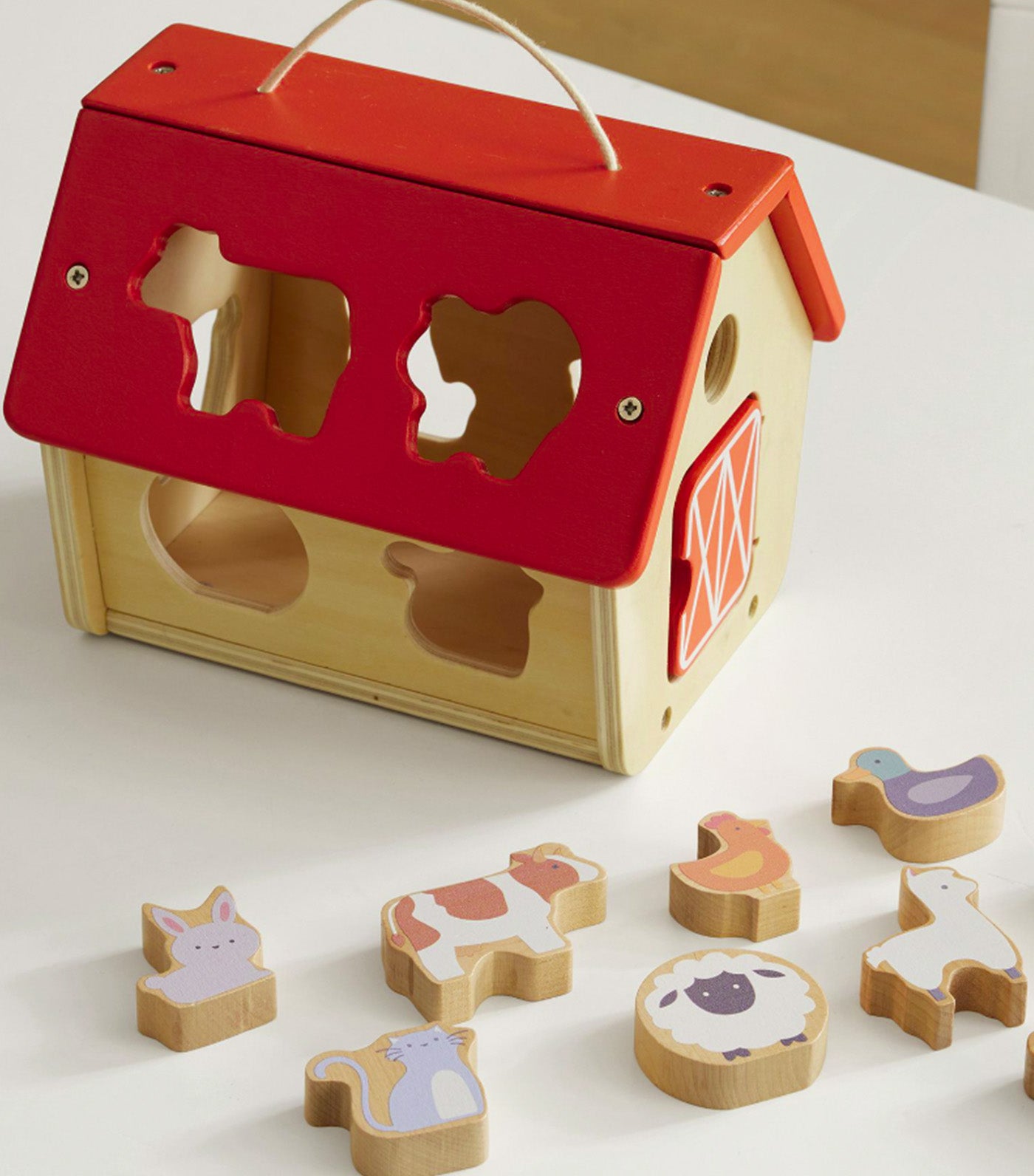 Wooden Barn Shape-Sorter Toy