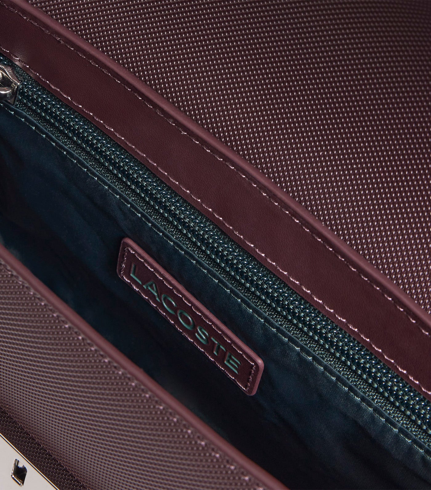 Lacoste Daily City Flap Close Messenger Bag Fudge