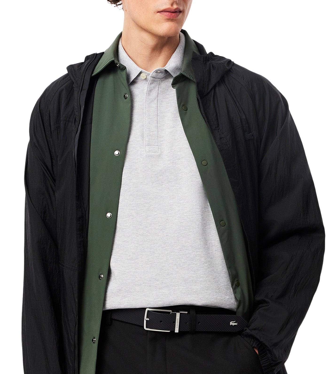 Chantaco Reversible Leather Belt Noir