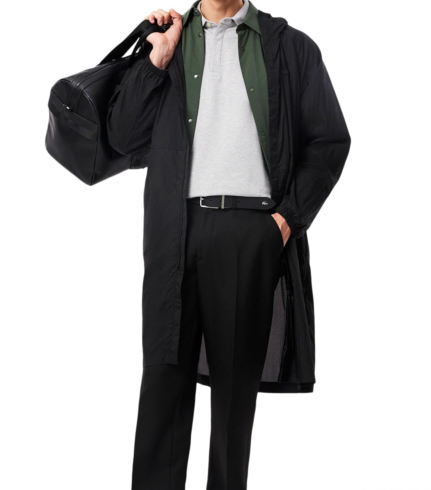 Chantaco Reversible Leather Belt Noir