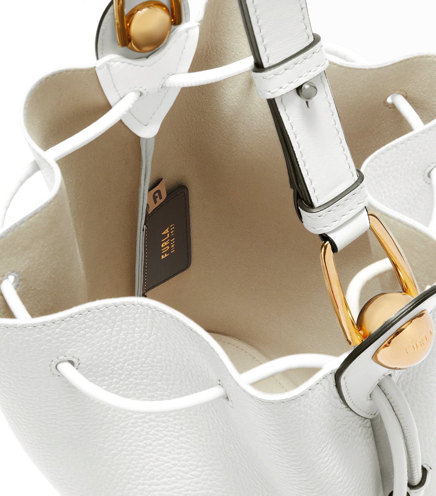 Sfera S Bucket Bag Panna